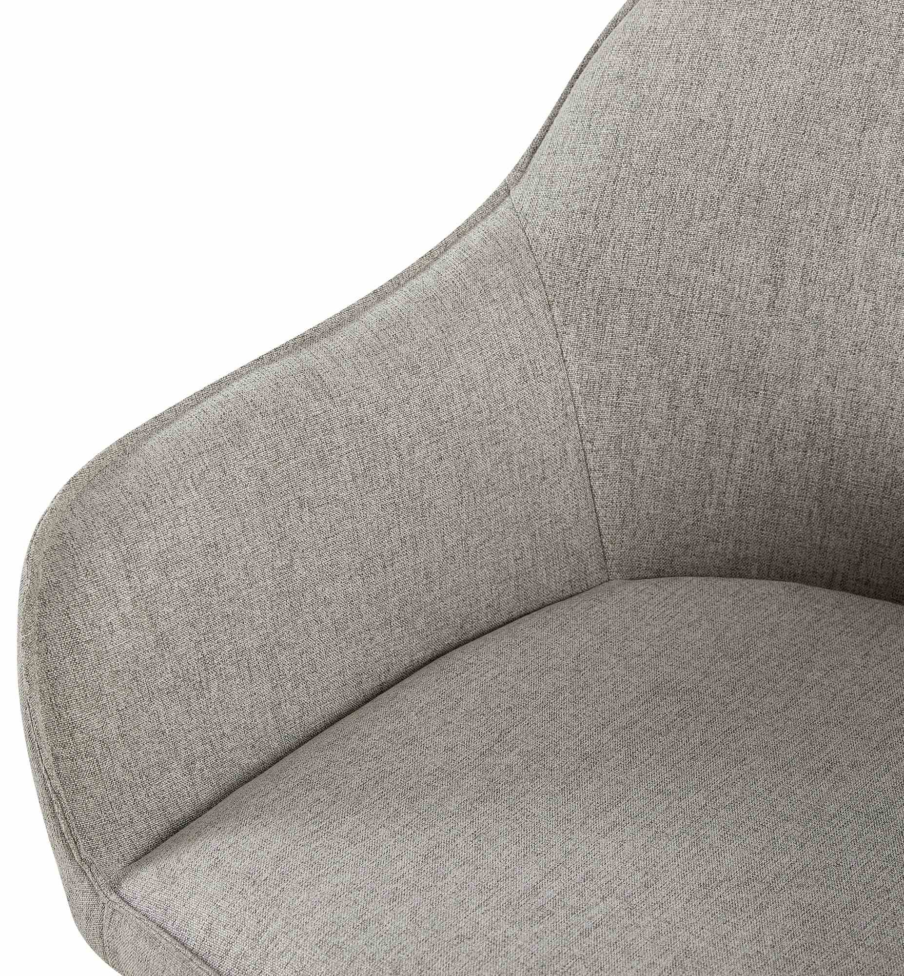 Silla de comedor Boise tapizada en tela