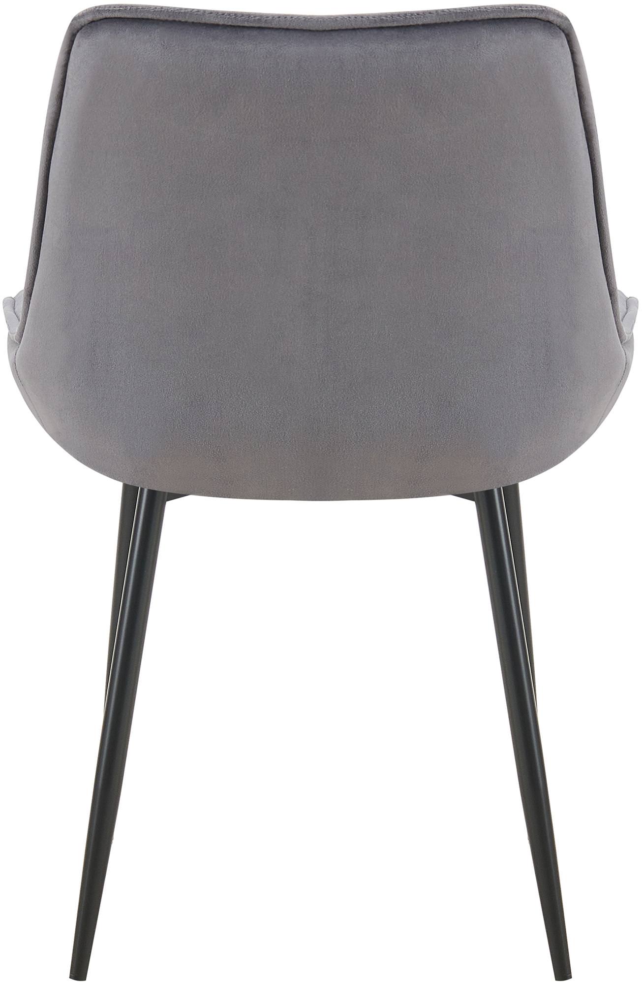 Silla de comedor Wallace de terciopelo