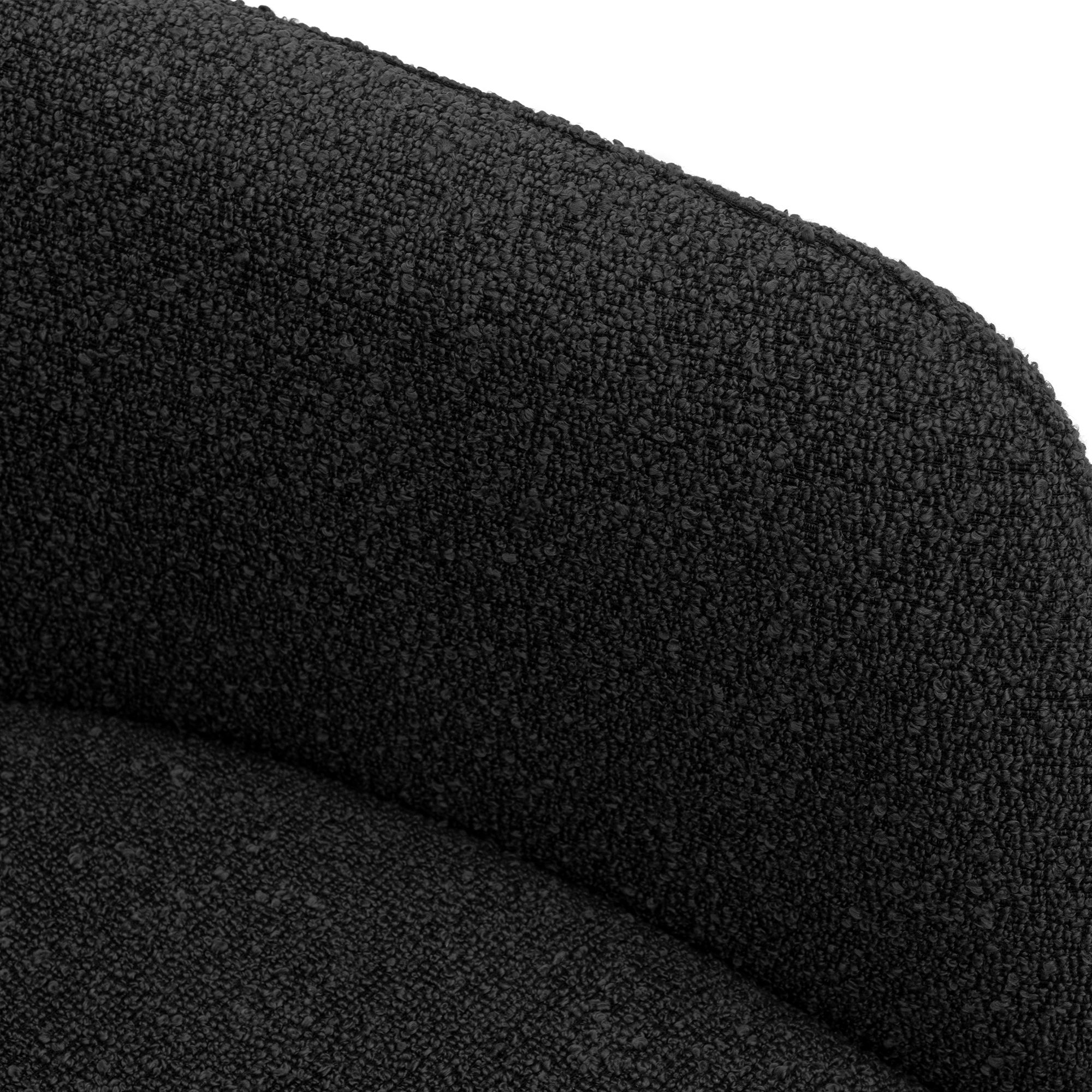 Silla de Comedor Olema de Tejido de Peluche