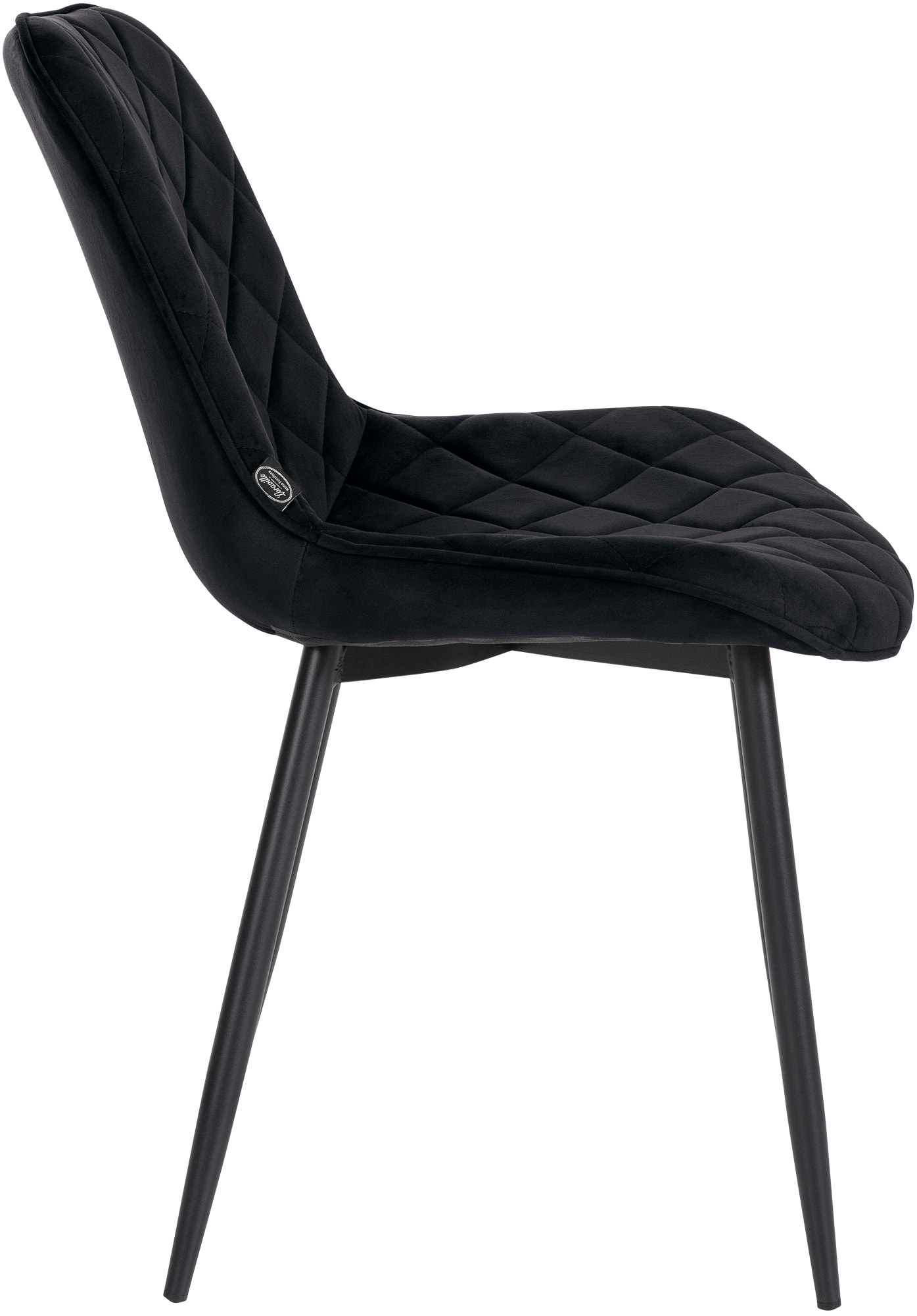 Set de 4 sillas de comedor Springs en terciopelo