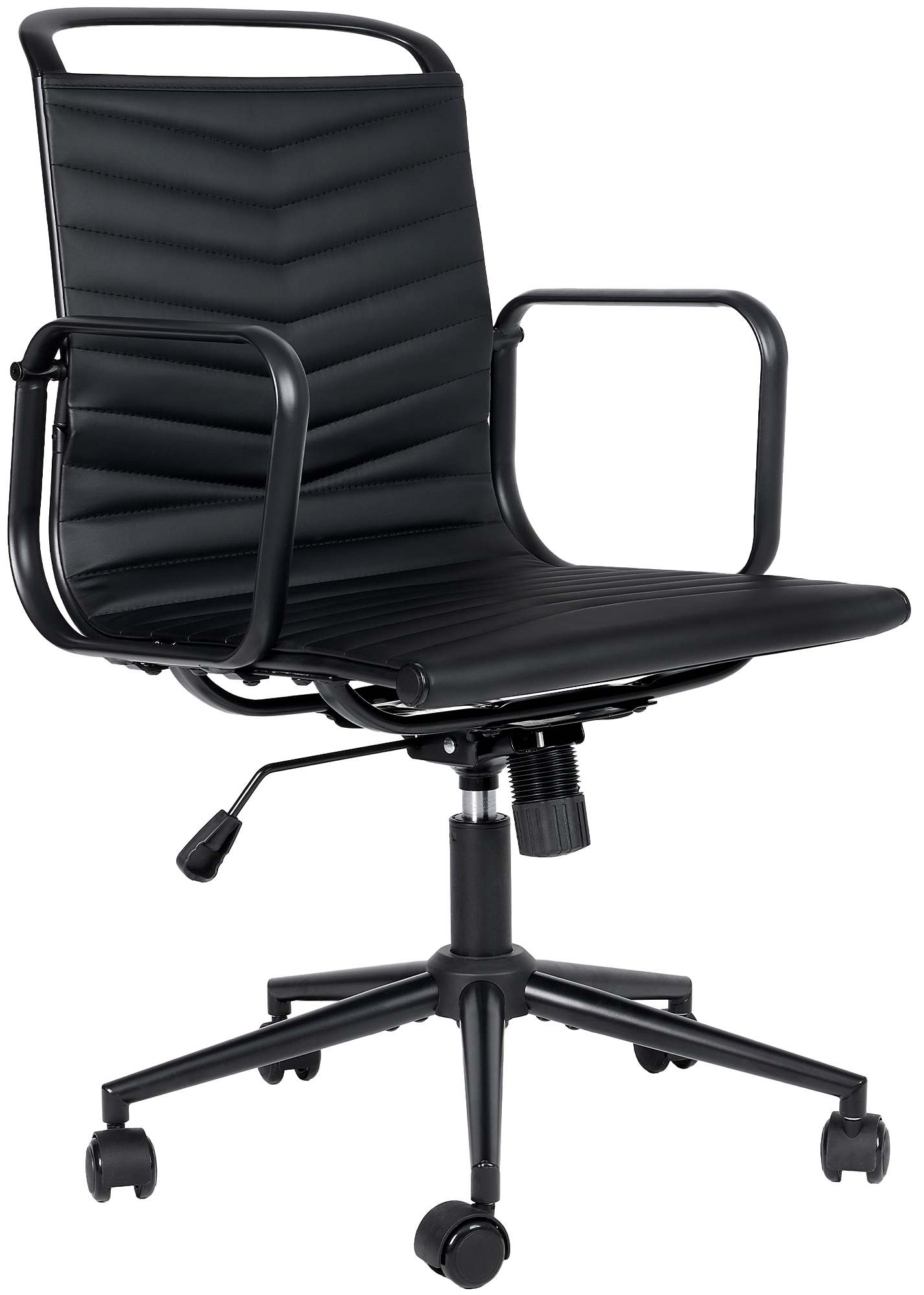 Silla de oficina Bakers de cuero sintético