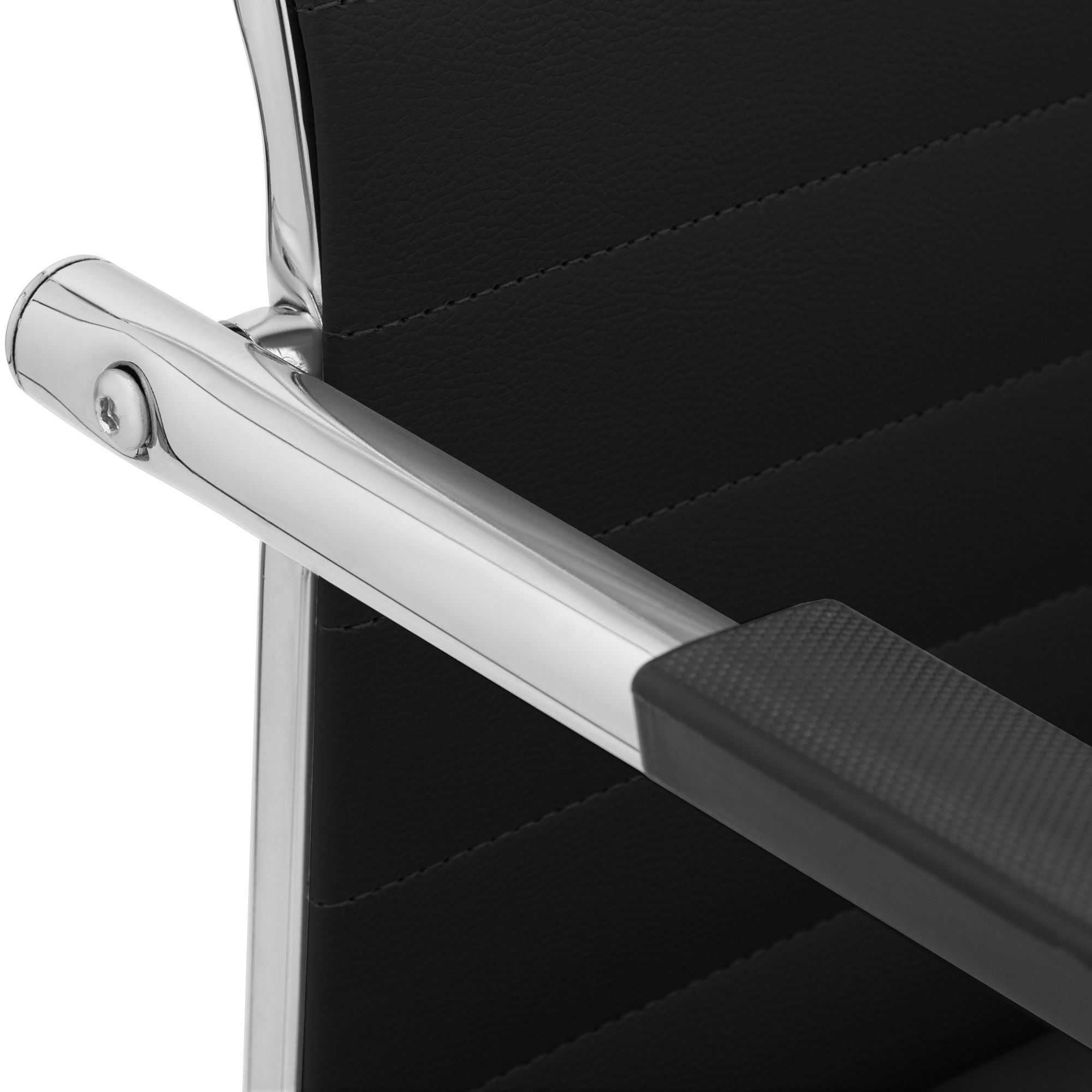 Silla cantilever Hakon en imitación de cuero elegante y cómoda para tu comedor o oficina