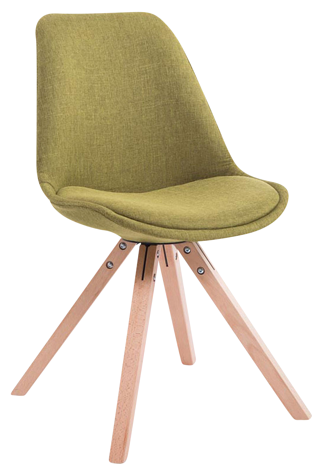 Pack de 4 sillas de comedor Toulouse Square en tela