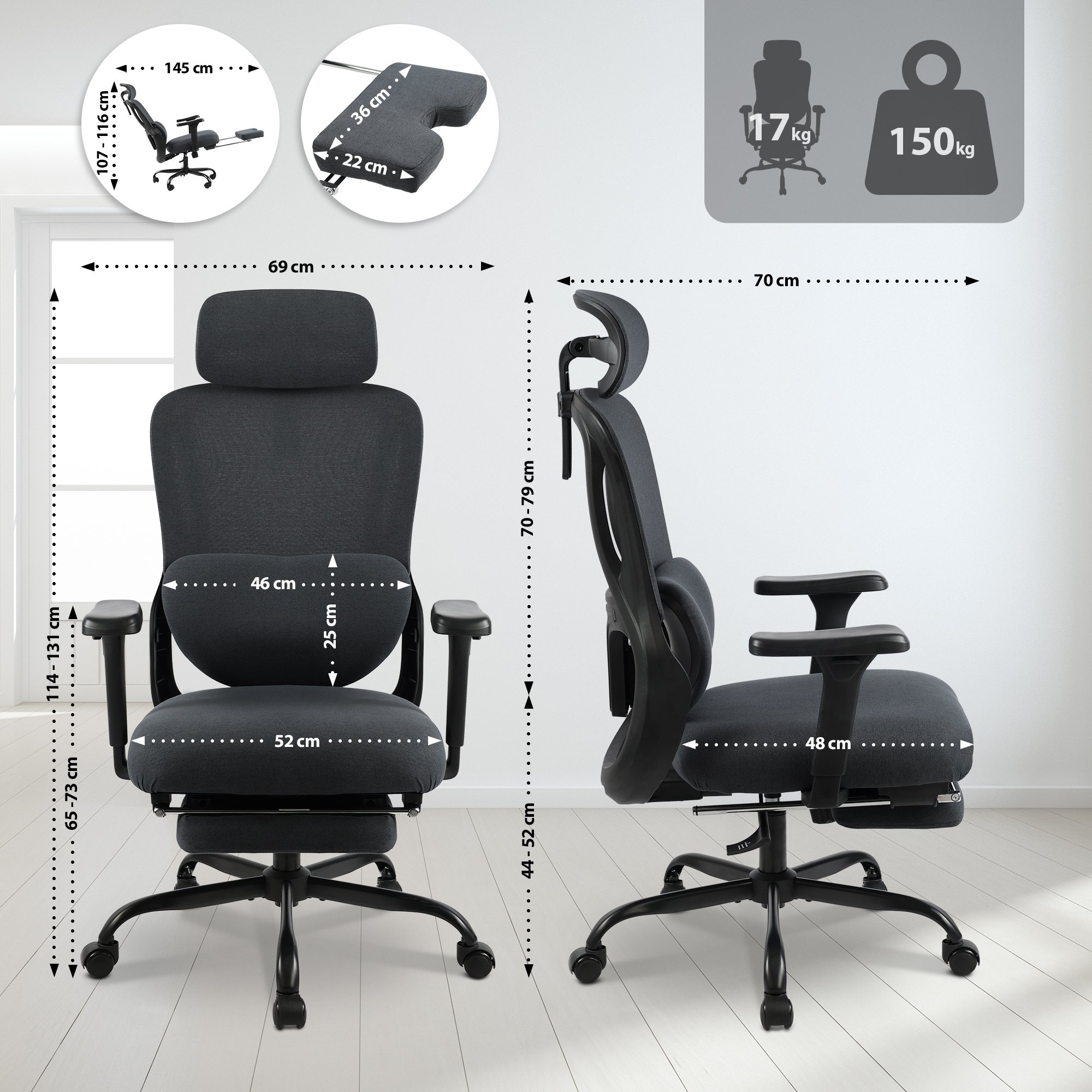 Silla de oficina Leesburg
