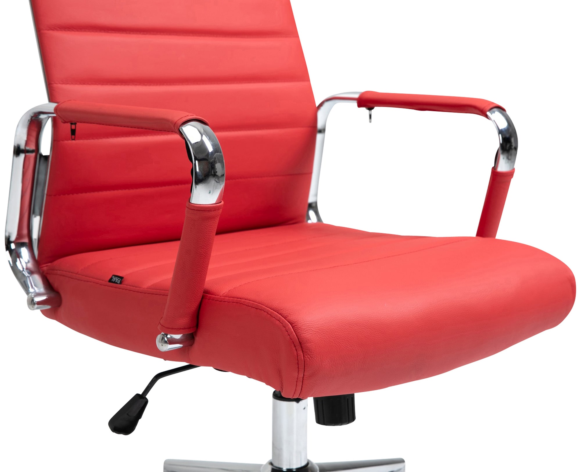 Silla de oficina Kolumbus de cuero auténtico