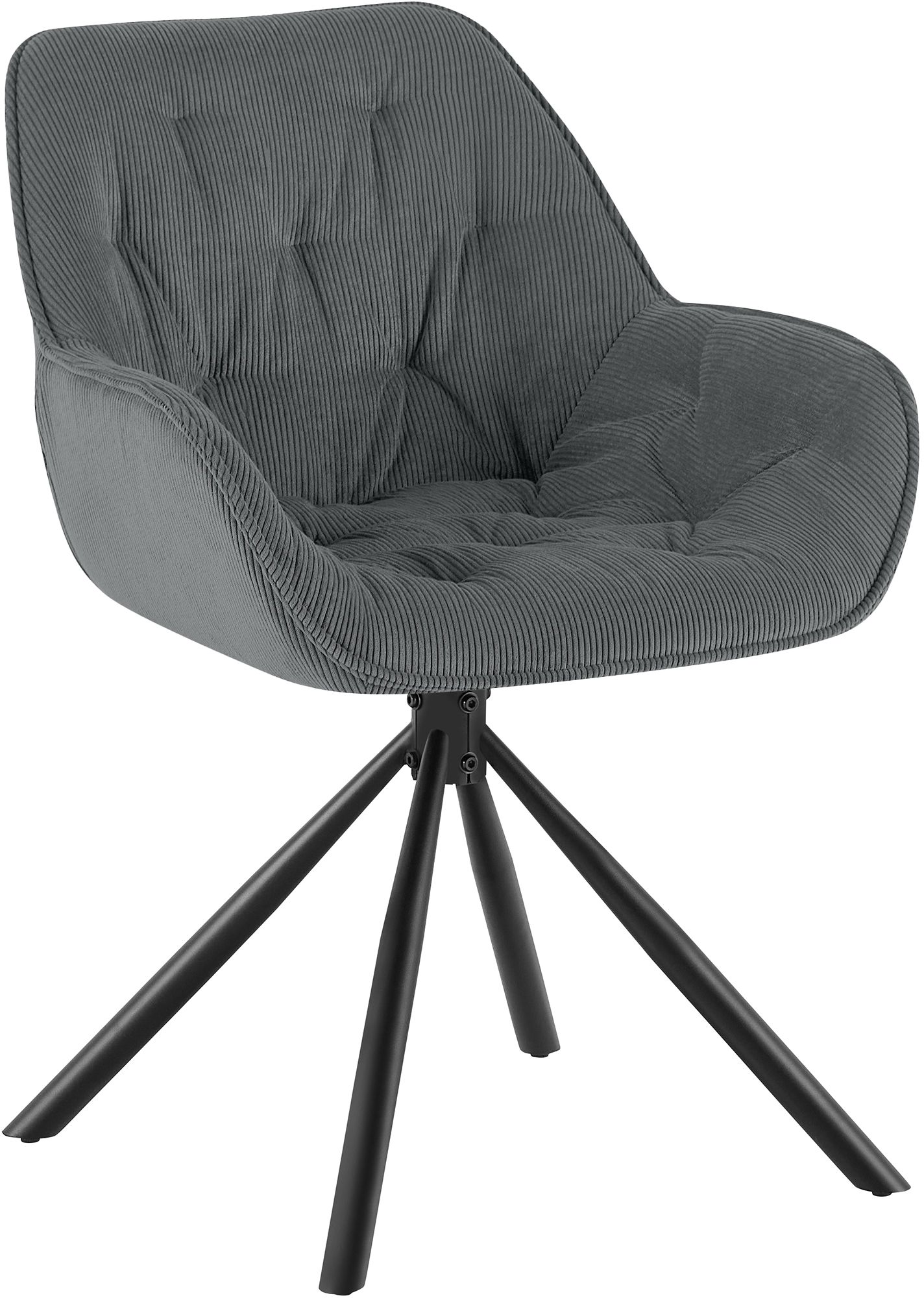 Silla de comedor Rimio de pana