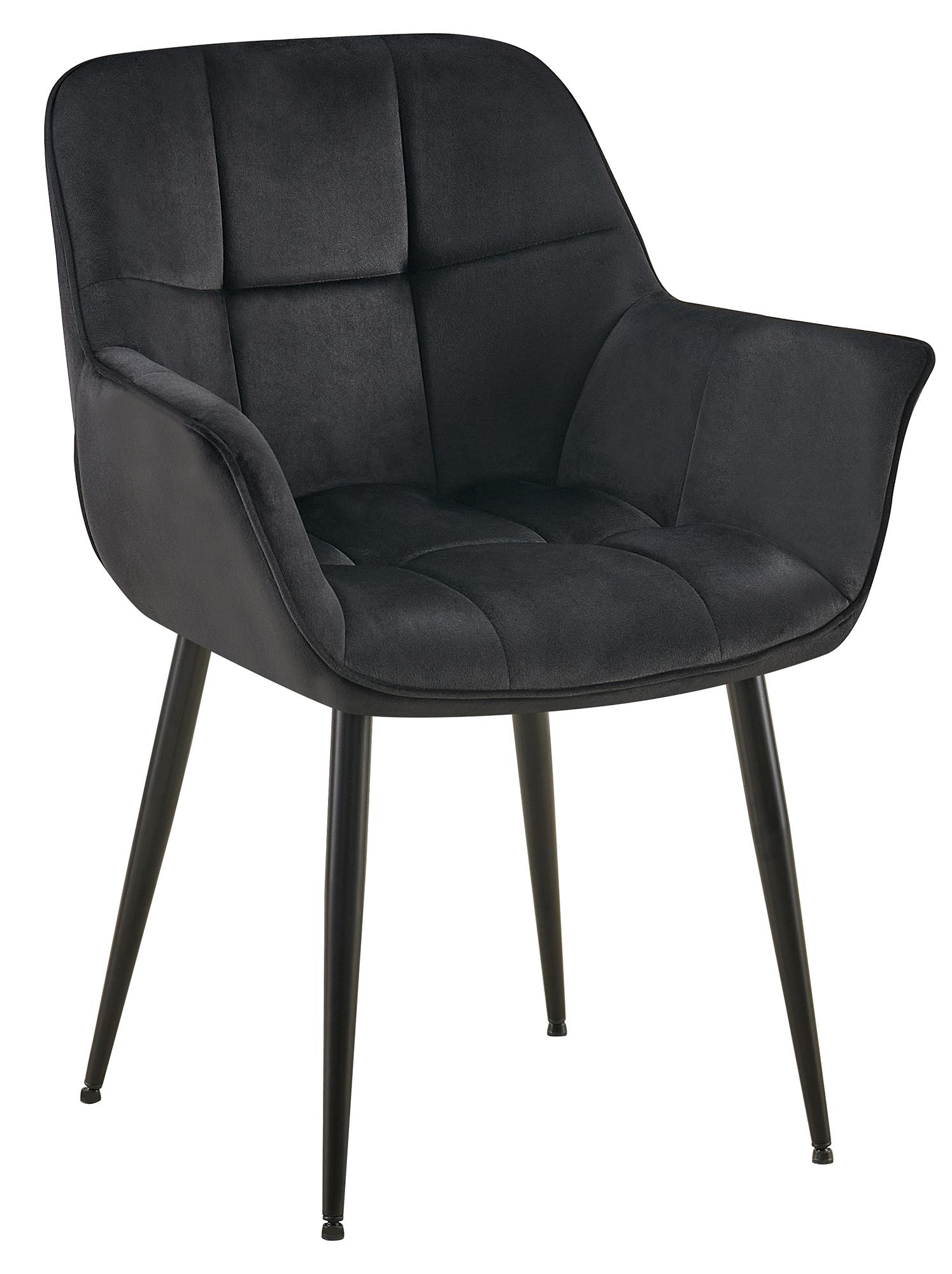 Silla de comedor Roseville en terciopelo