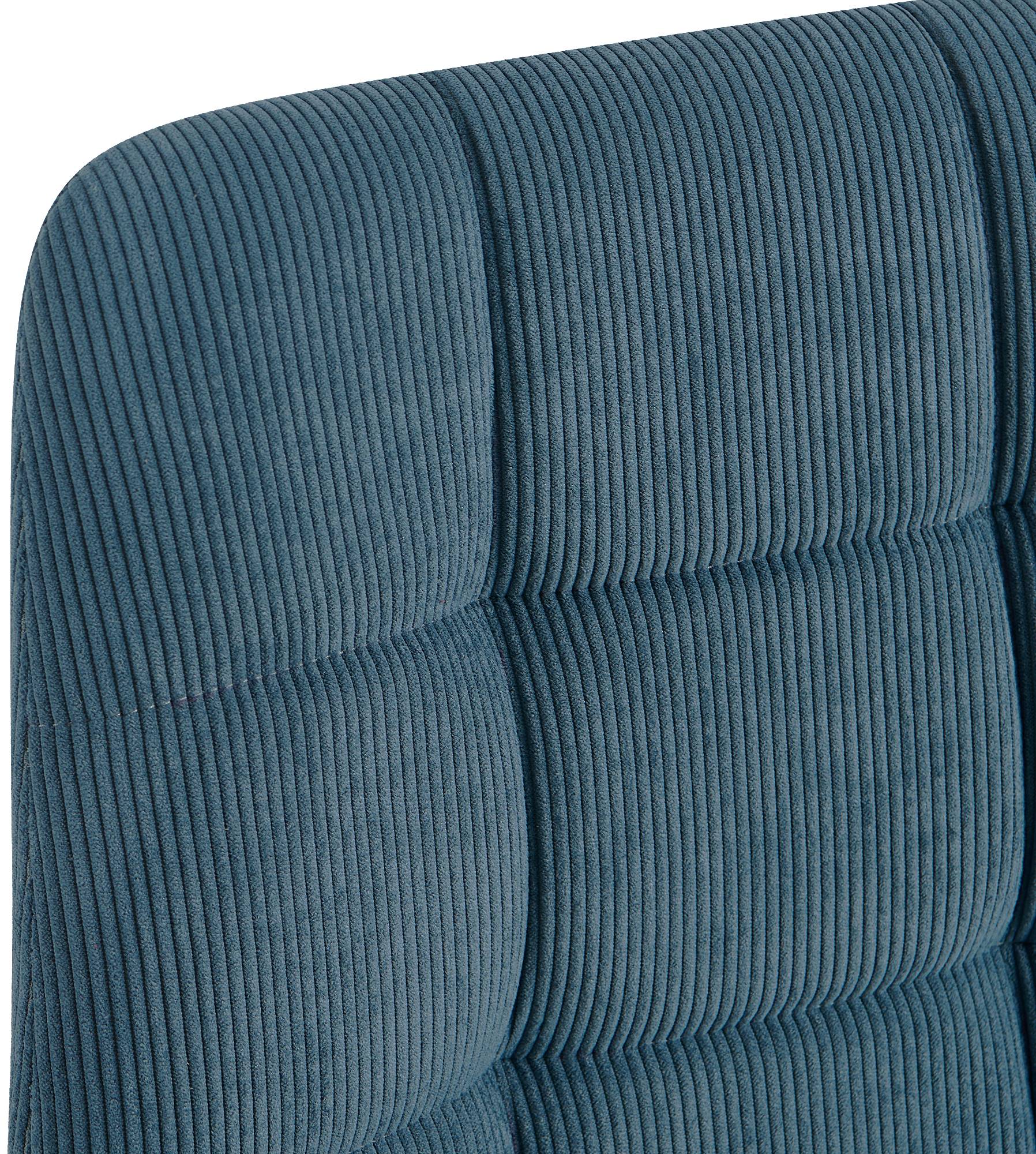 Set de 2 sillas de comedor Antibes de pana