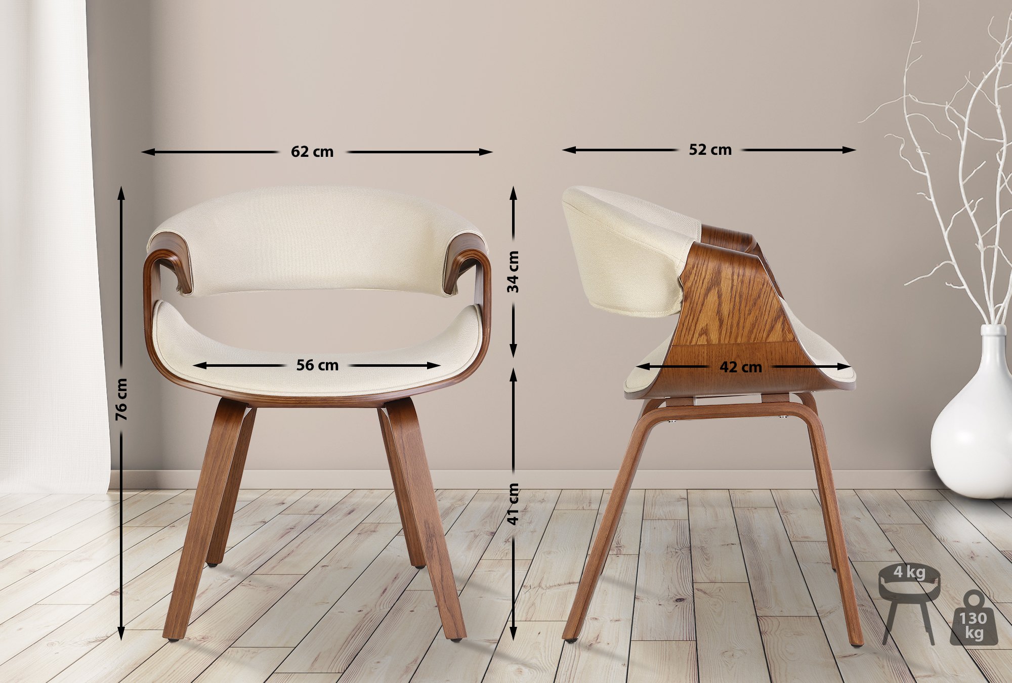 Silla de comedor Foley