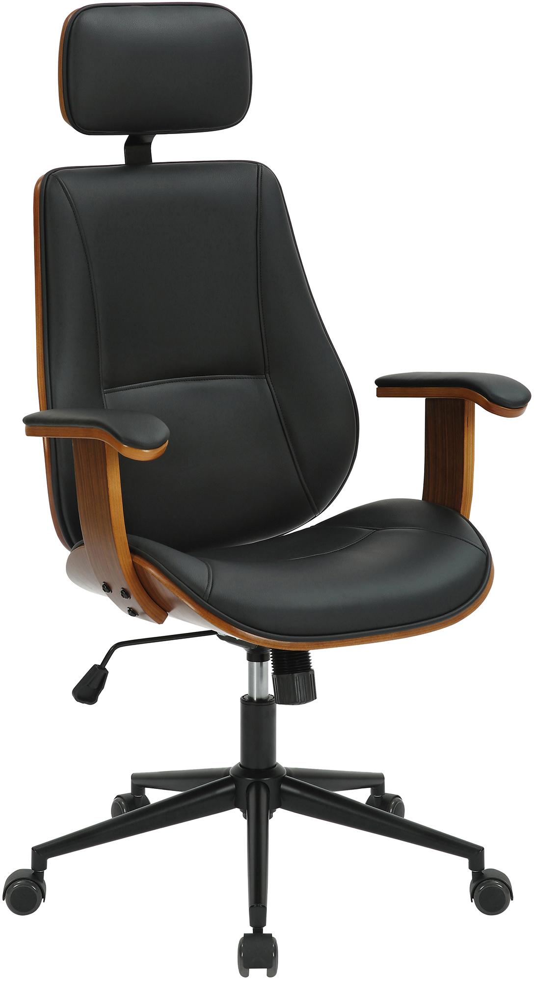 Silla de oficina Lugo en piel sintética