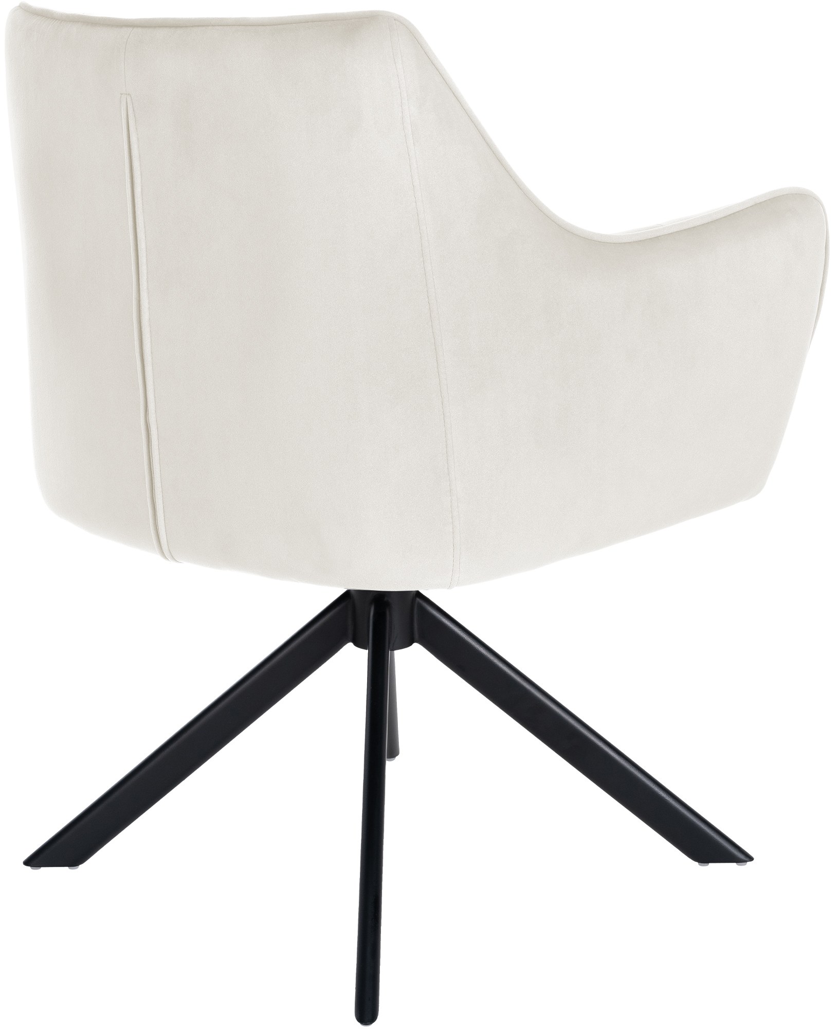 Silla de comedor Swing en terciopelo