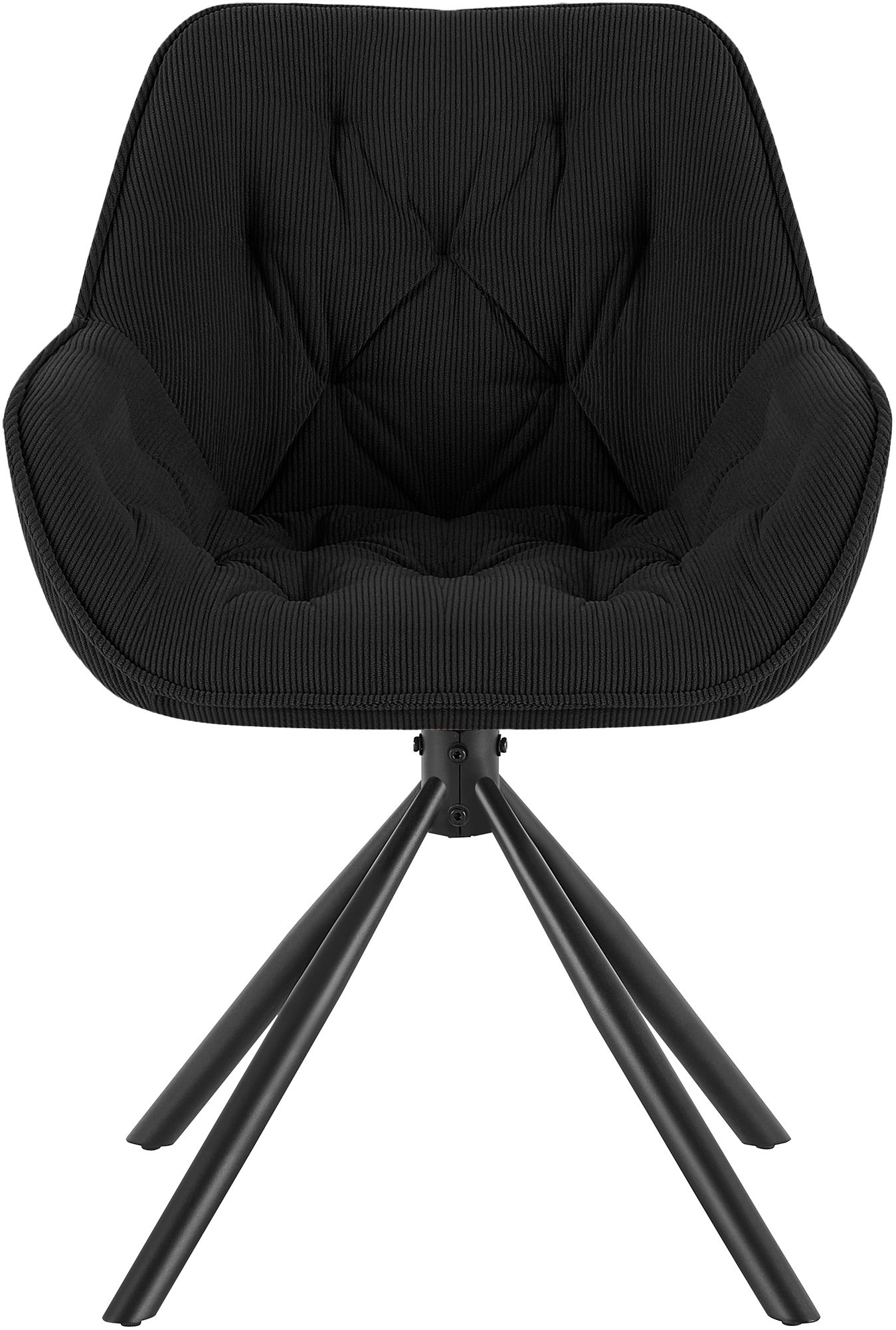 Silla de comedor Rimio de pana