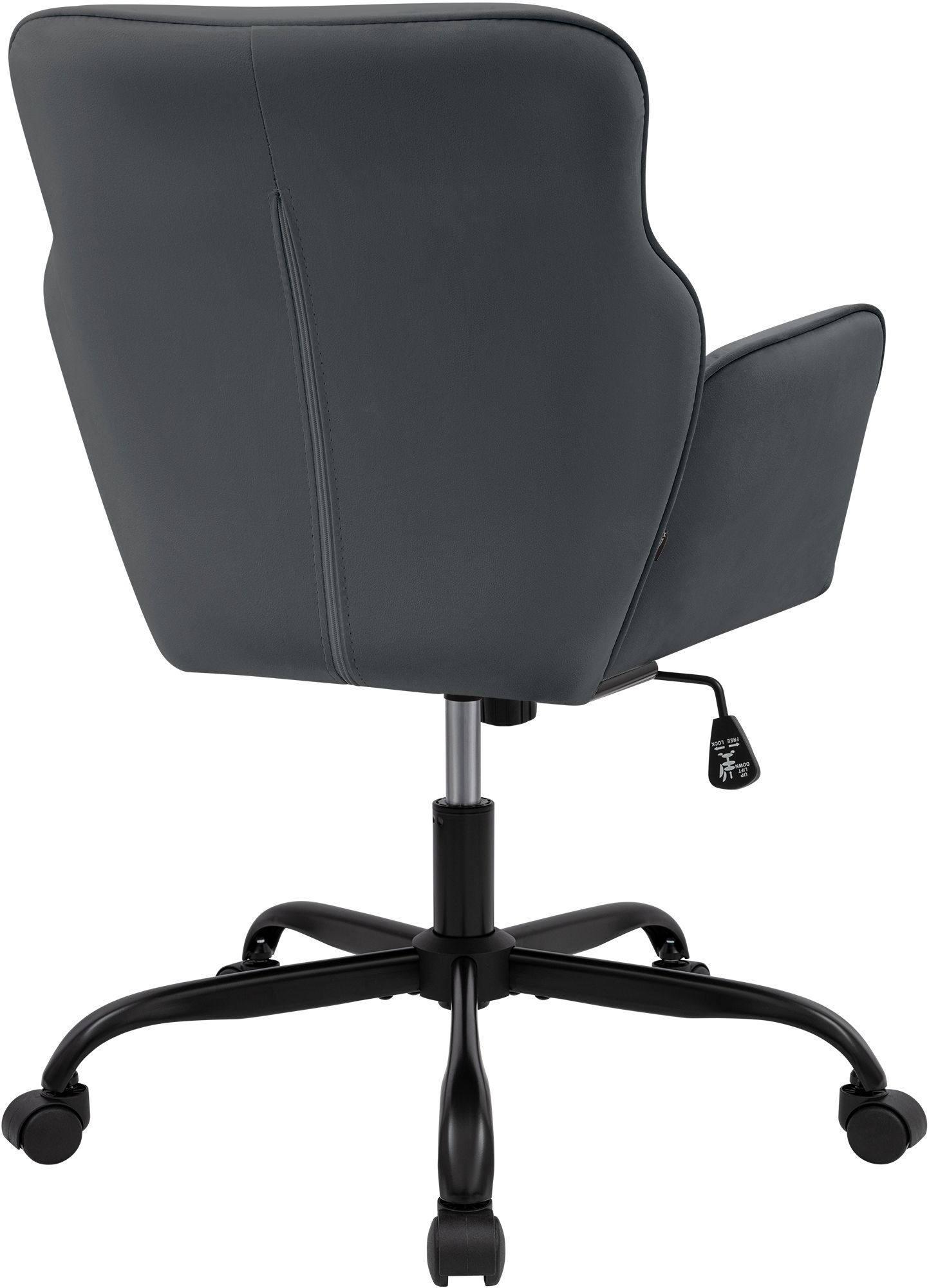 Silla de oficina Amado de terciopelo