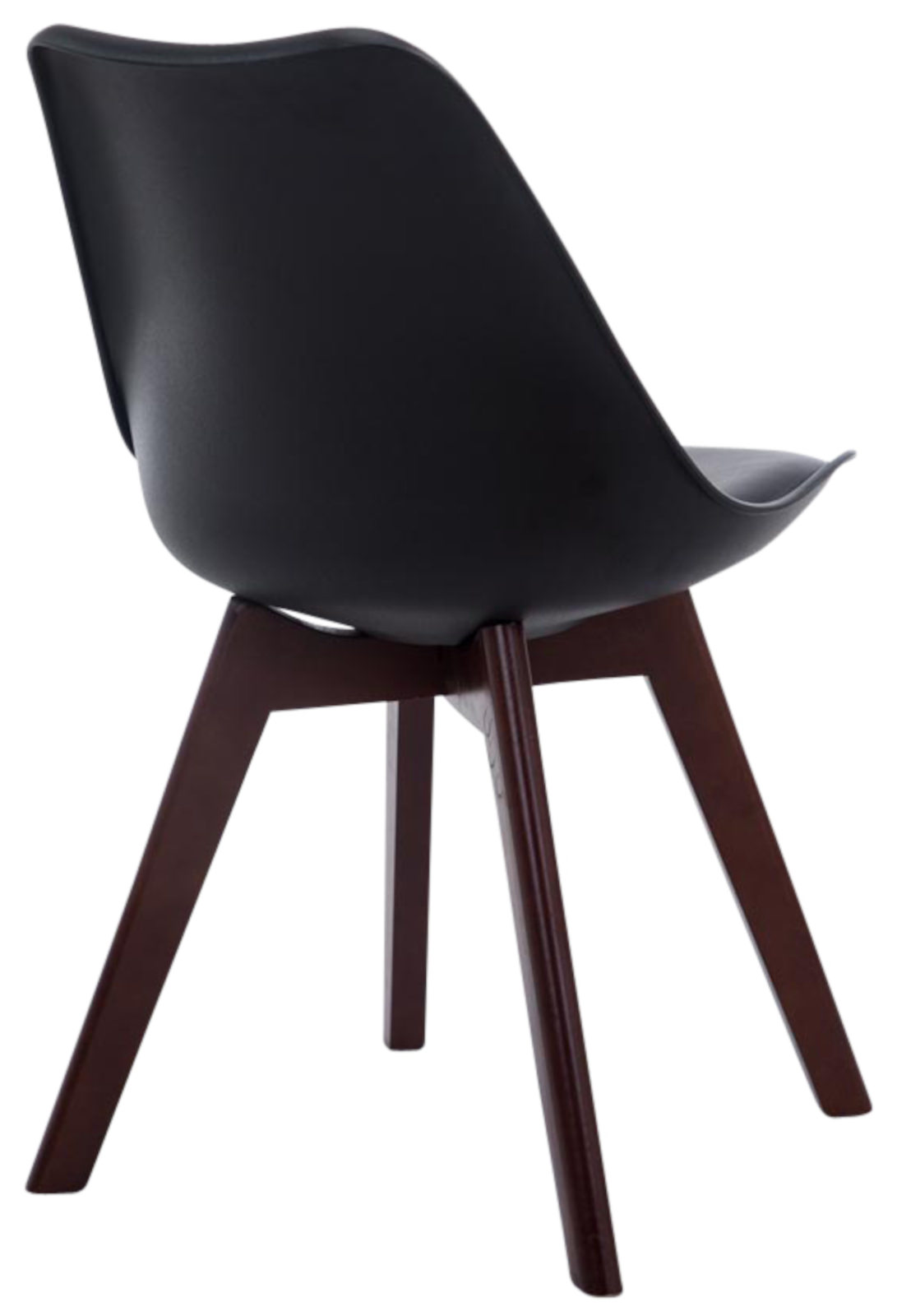 Set de 4 sillas de comedor Borneo en polipiel