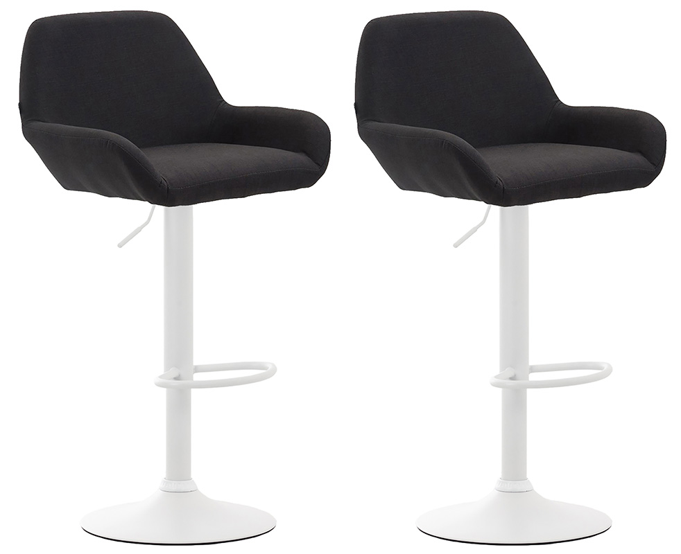 Set De 2 Taburetes Braga En Tela