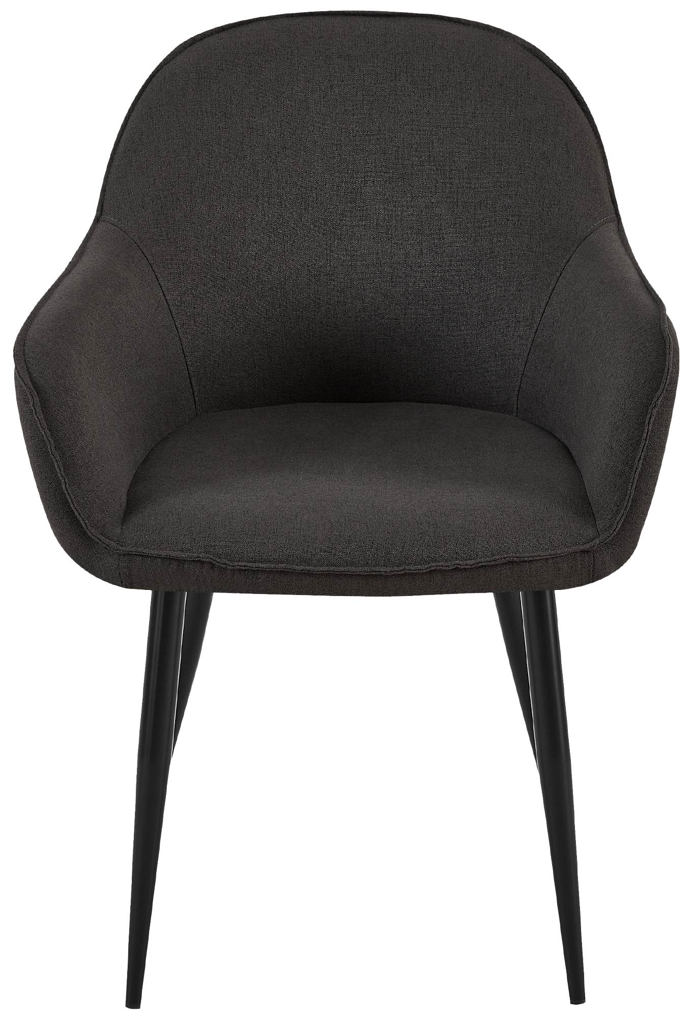 Silla de comedor Boise tapizada en tela