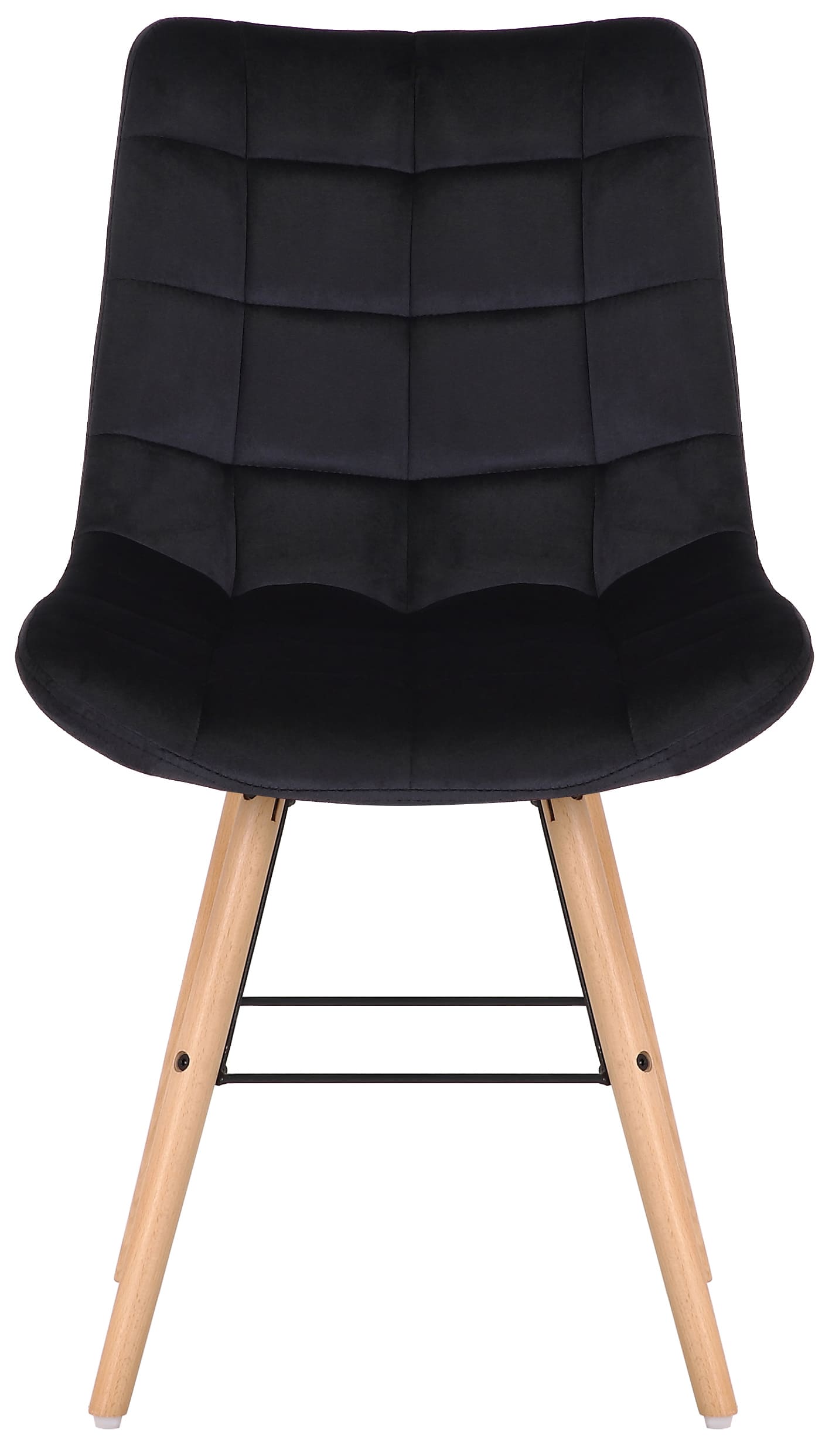 Silla de comedor Leni en terciopelo