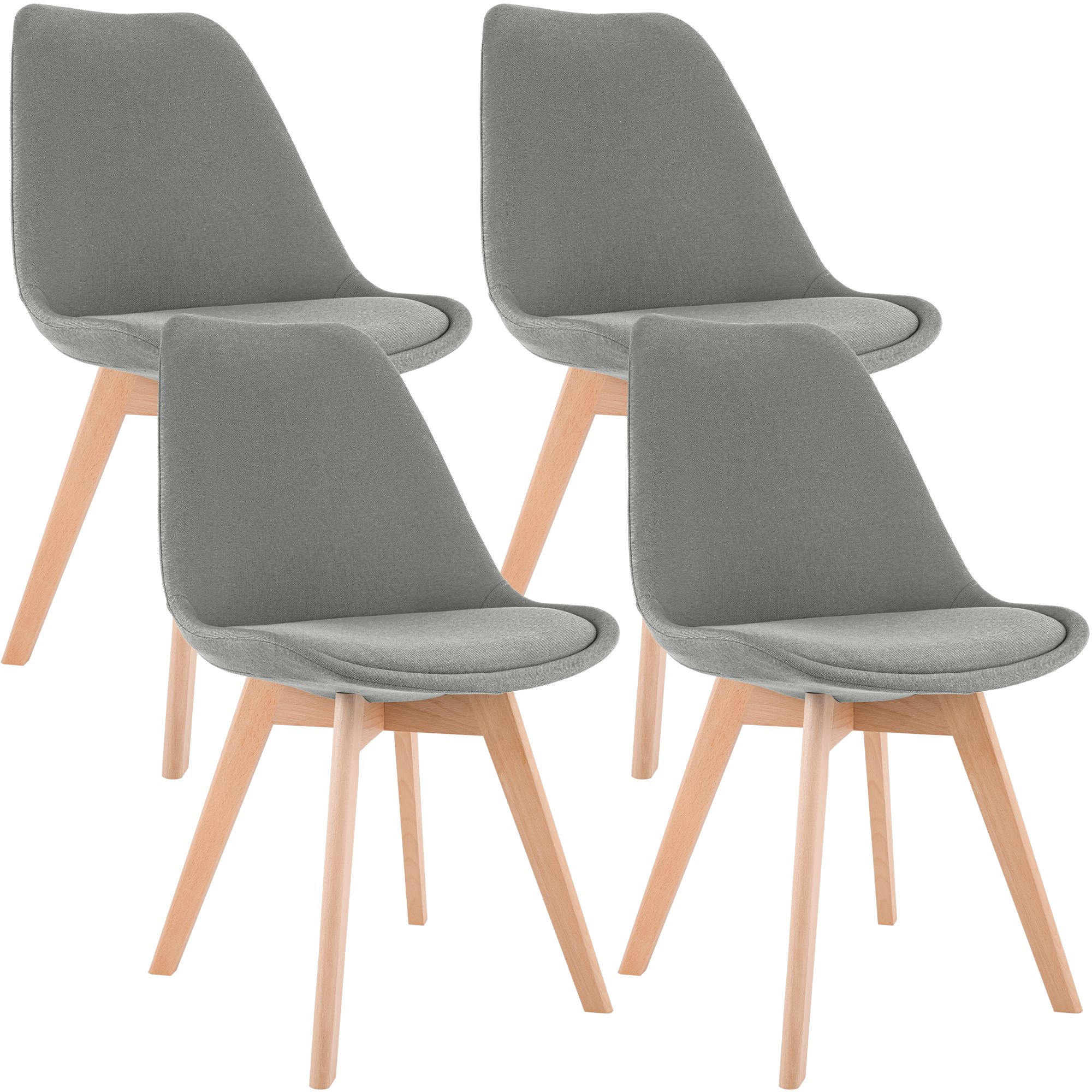 Juego de 4 sillas de comedor Linares
