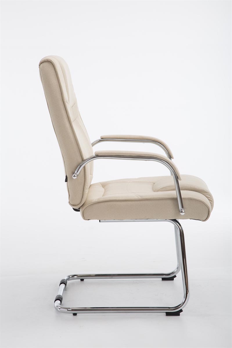 Silla Cantiléver XXL Attila Tapizada en Tela
