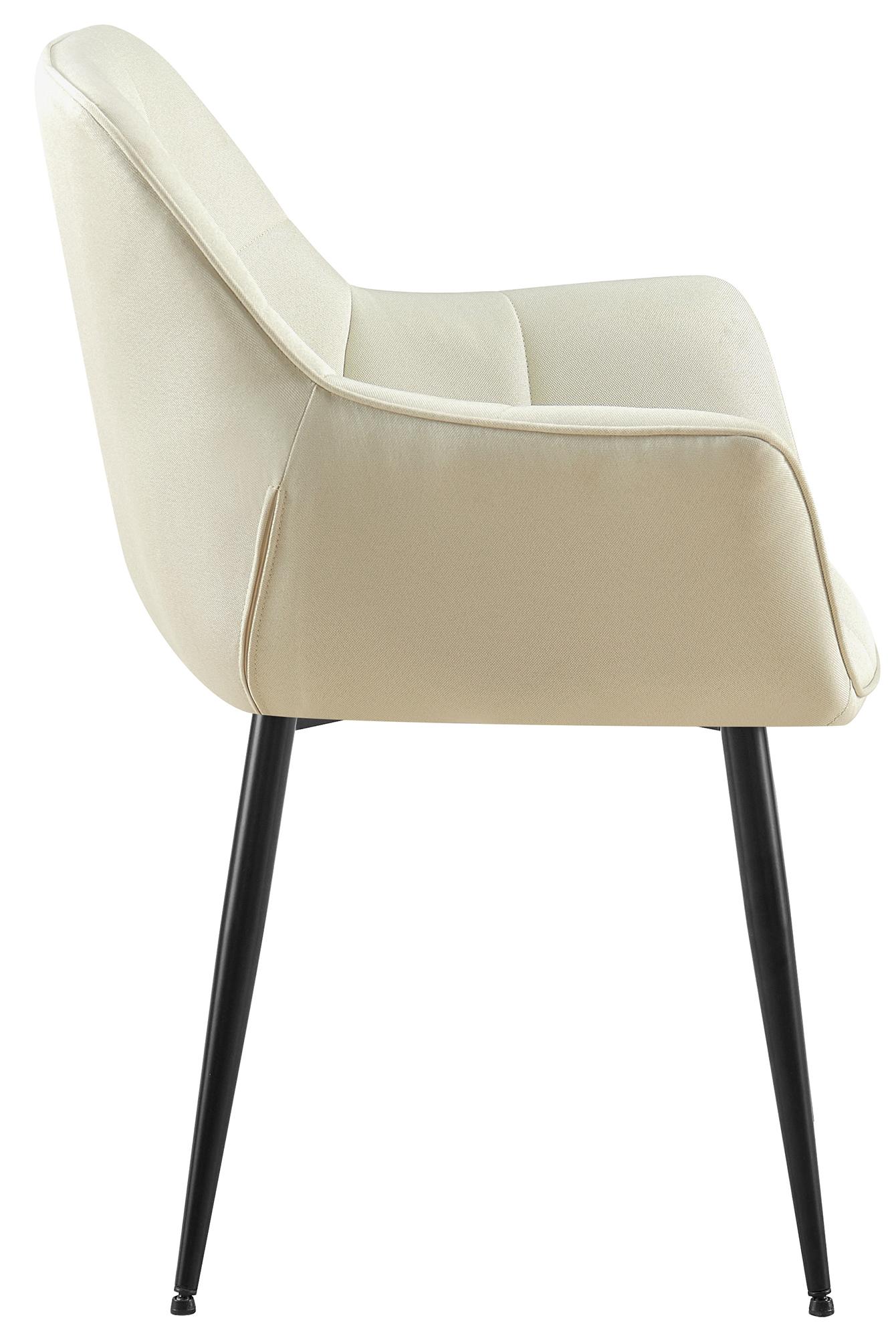 Silla de comedor Roseville en tela o polipiel
