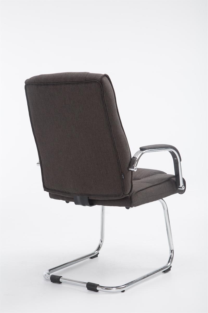 Silla Cantiléver XXL Attila Tapizada en Tela