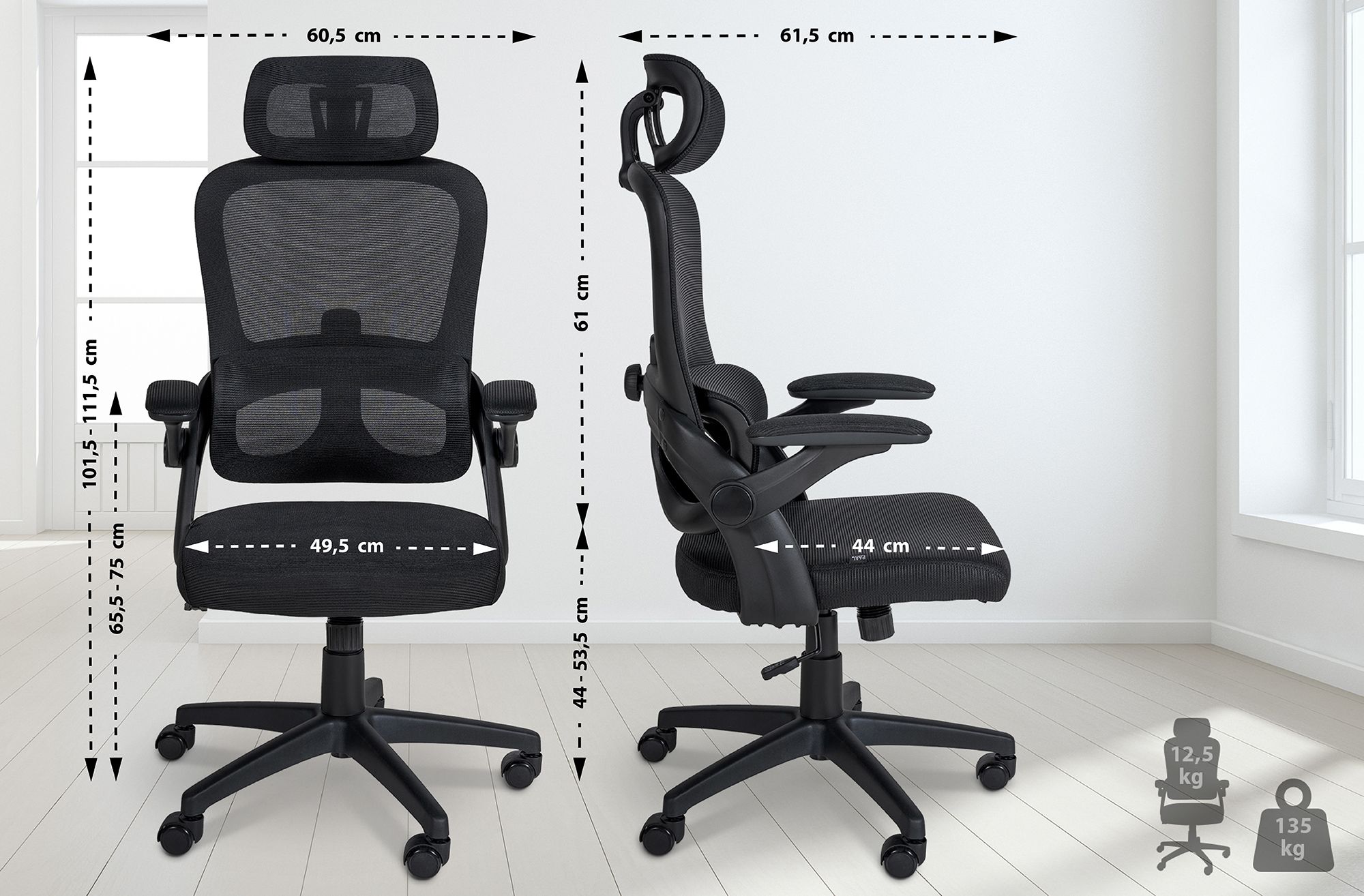 Silla de oficina Garston