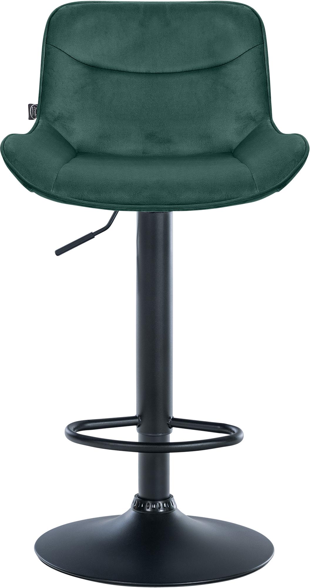 Taburete de bar Vonore en terciopelo