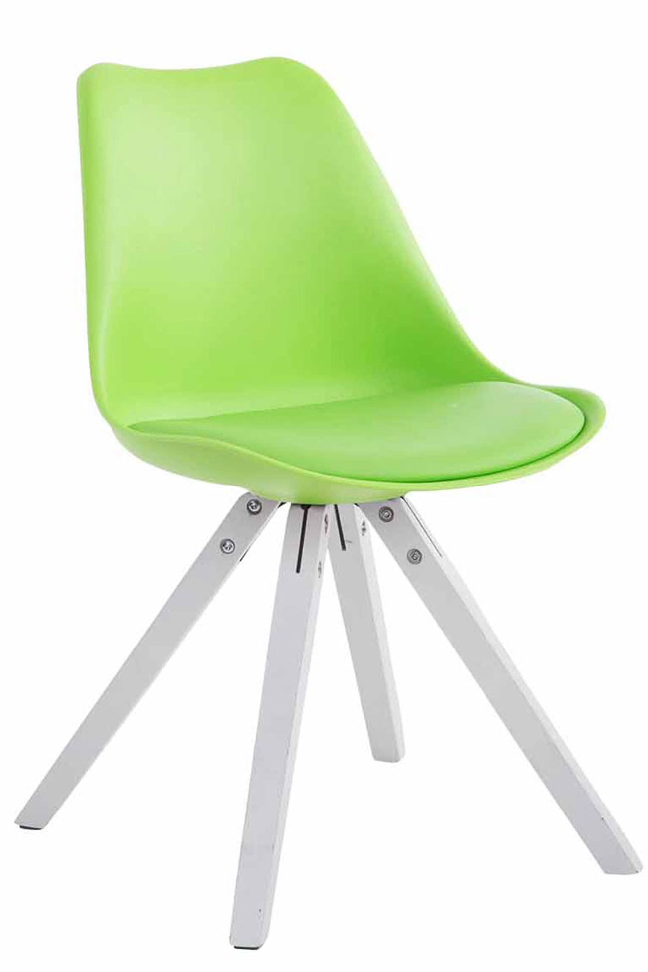 Set de 4 sillas para comedor Toulouse Square en polipiel