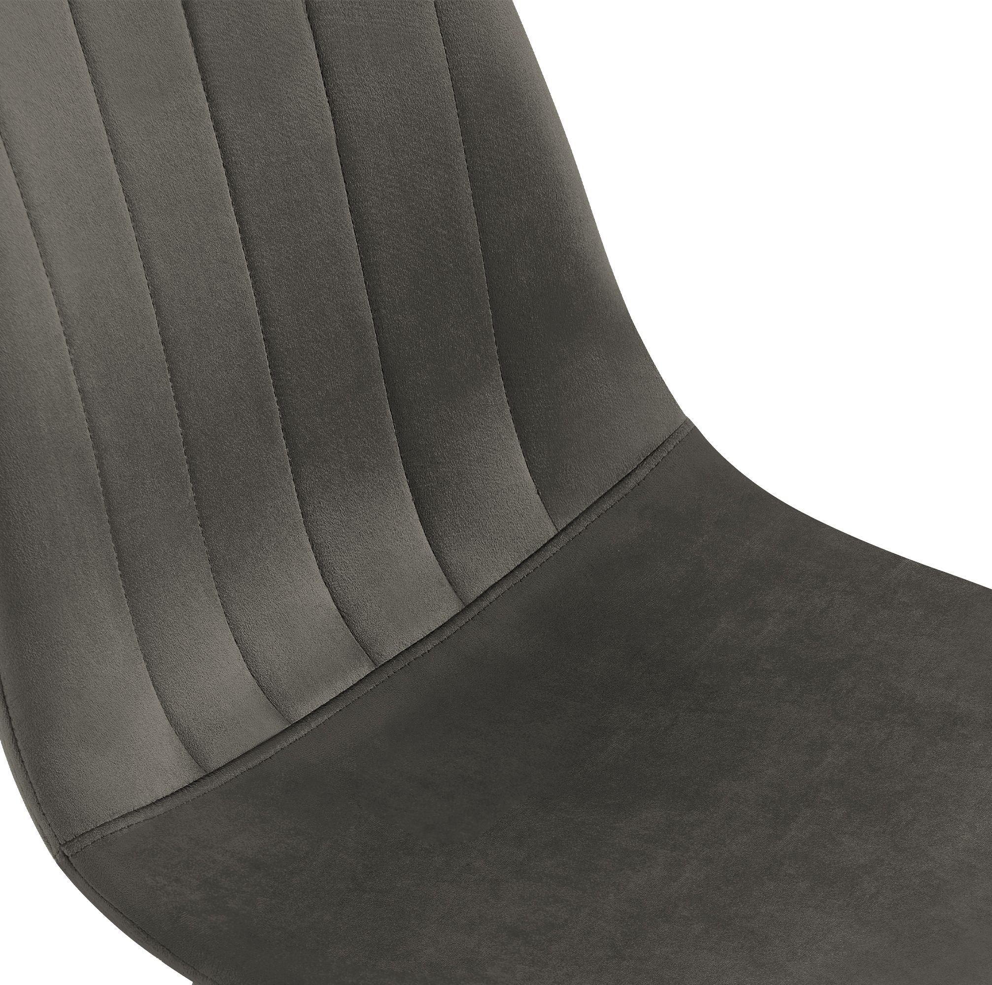 Silla de comedor Baxter de terciopelo