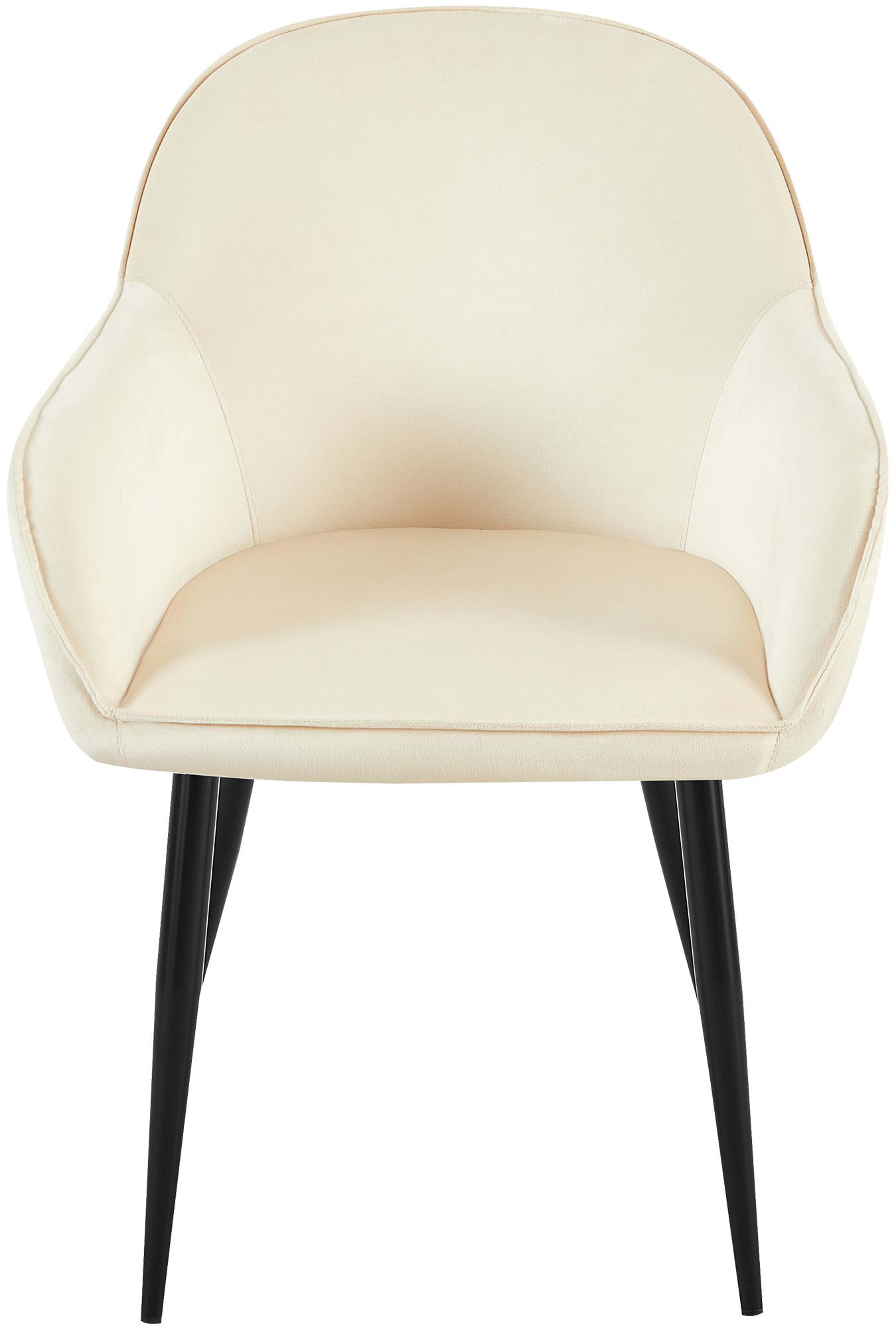 Set de 2 Sillas de comedor Boise en terciopelo