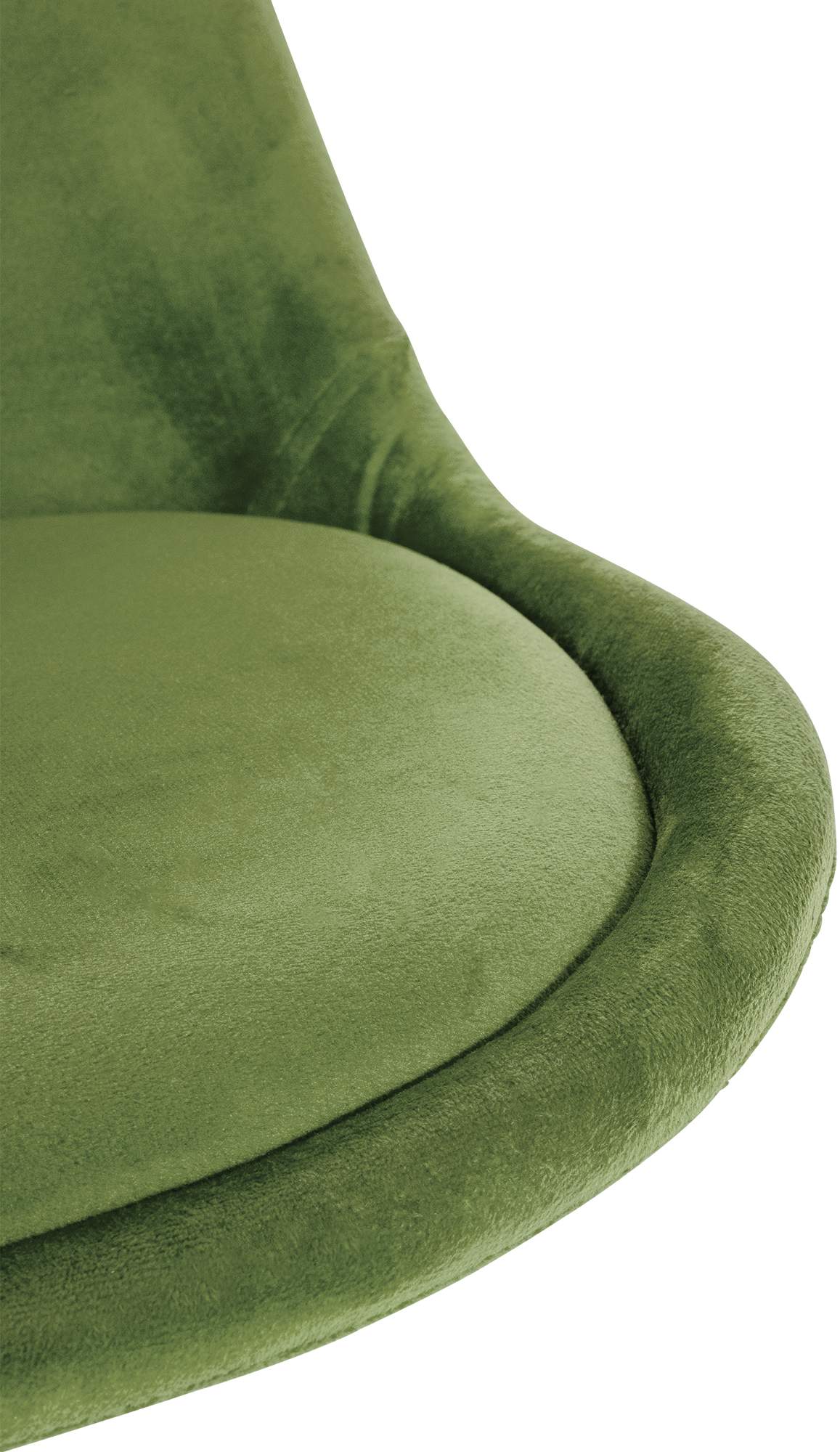 Silla de salón Sofia tapizada en terciopelo
