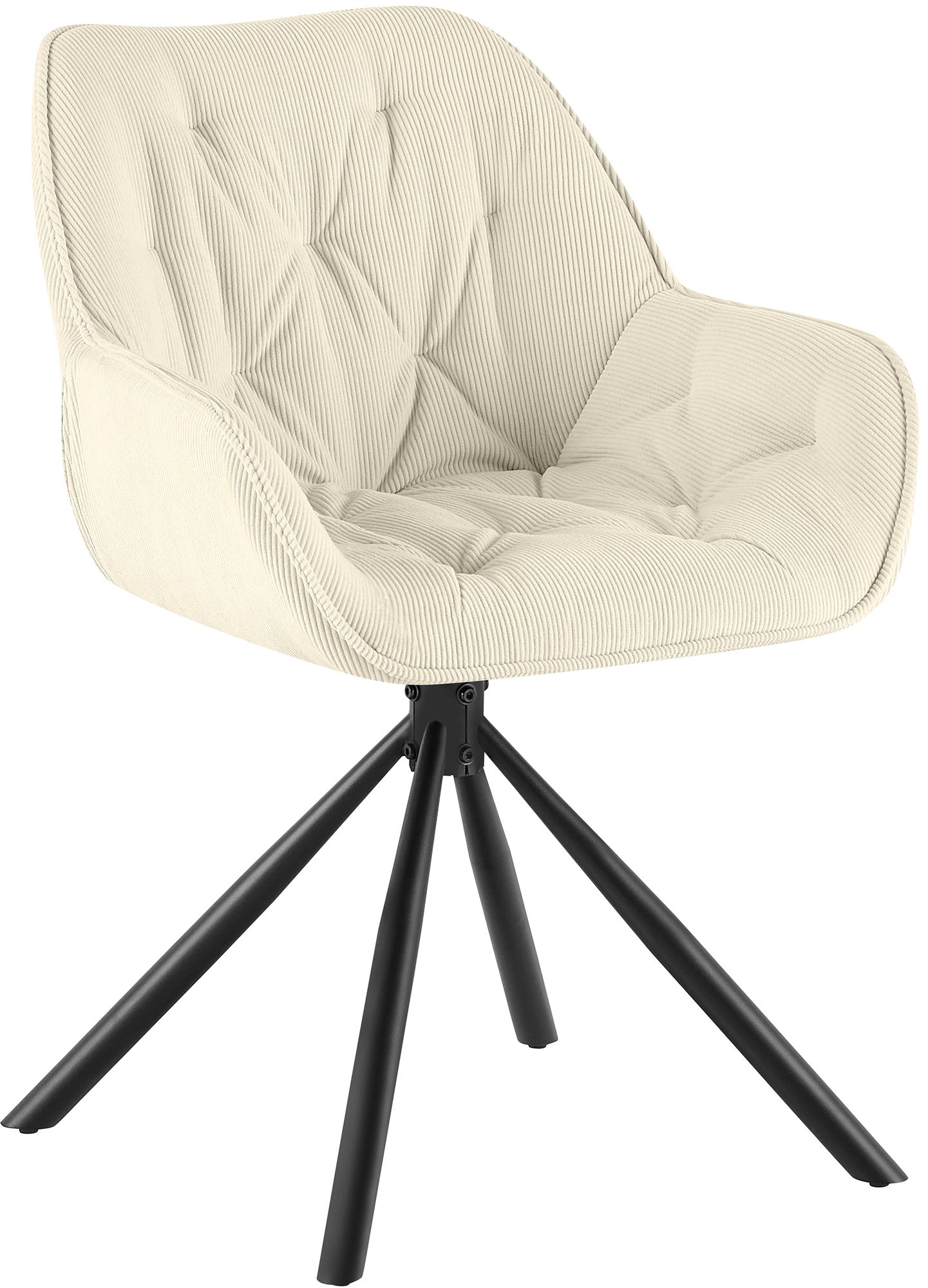 Silla de comedor Rimio de pana