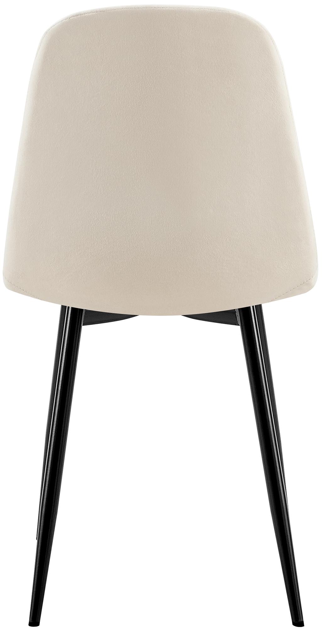 Silla de comedor Baxter en terciopelo