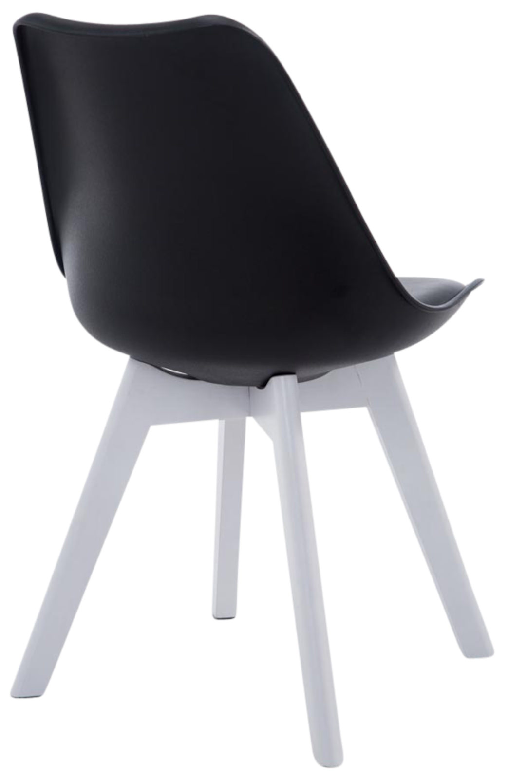 Set de 4 sillas de comedor Borneo en polipiel