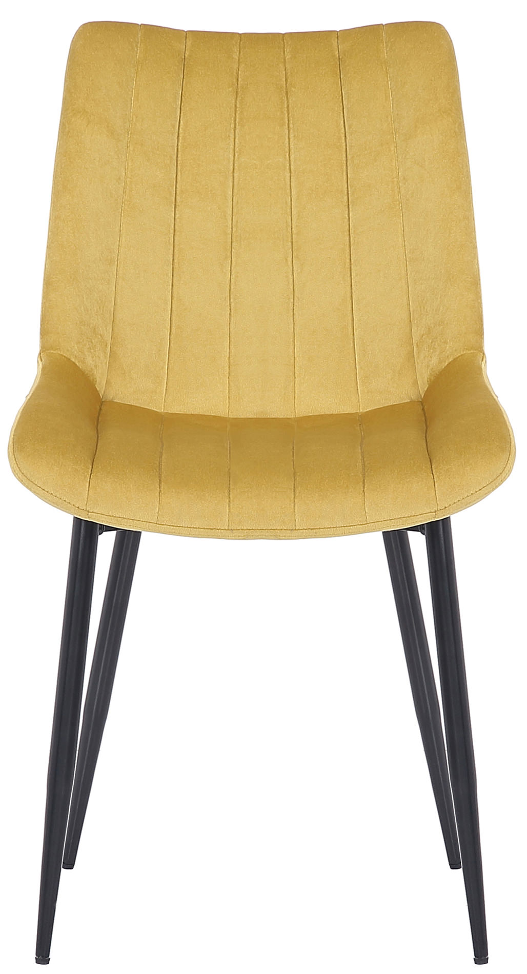 Silla de comedor Rahden en terciopelo