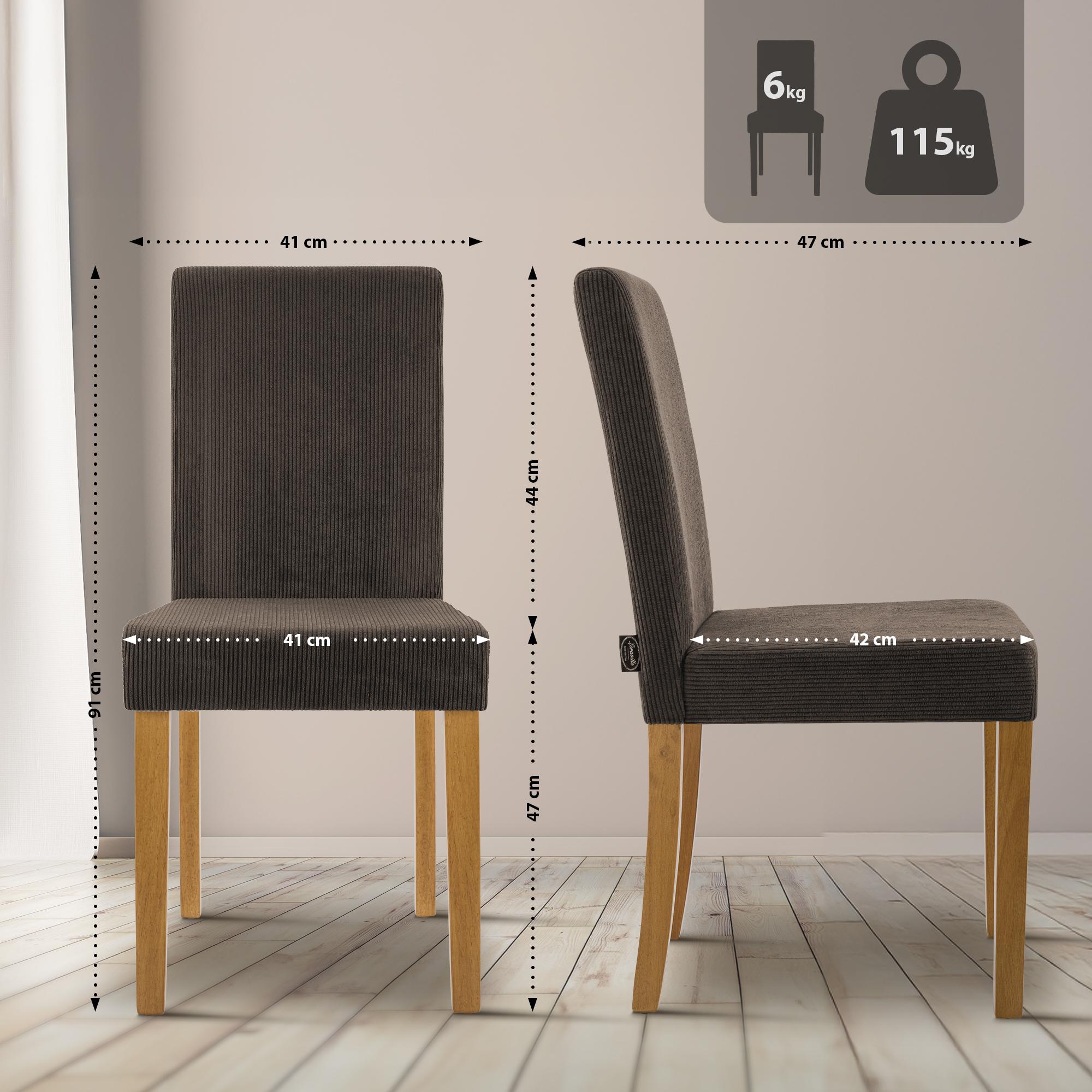 Set de 2 sillas de comedor Ina Pana