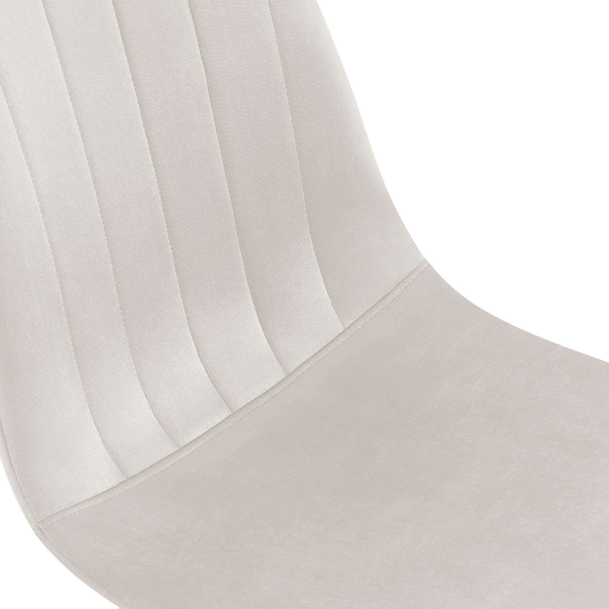 Silla de comedor Baxter de terciopelo