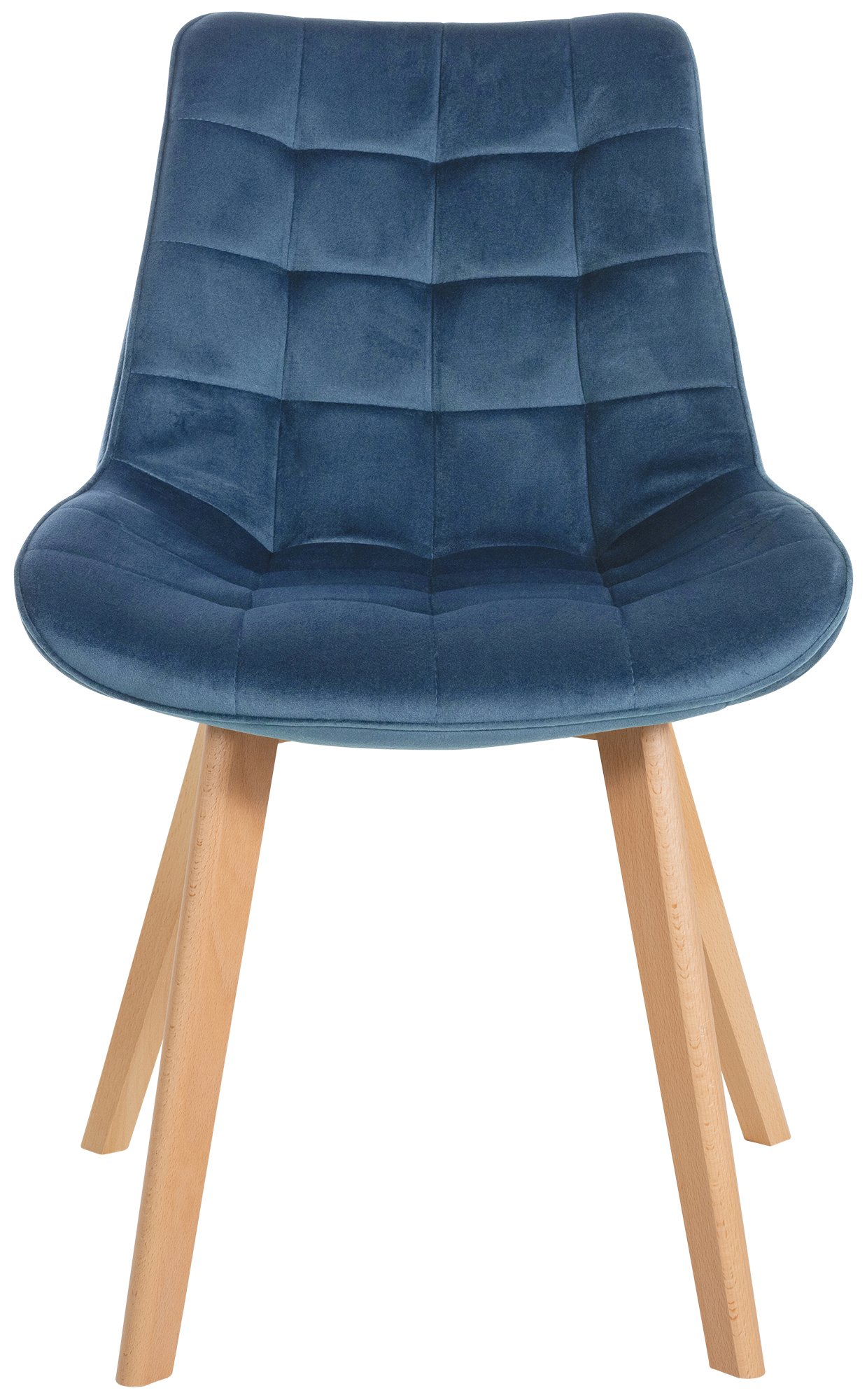 Set de 2 Sillas de comedor Brook en terciopelo