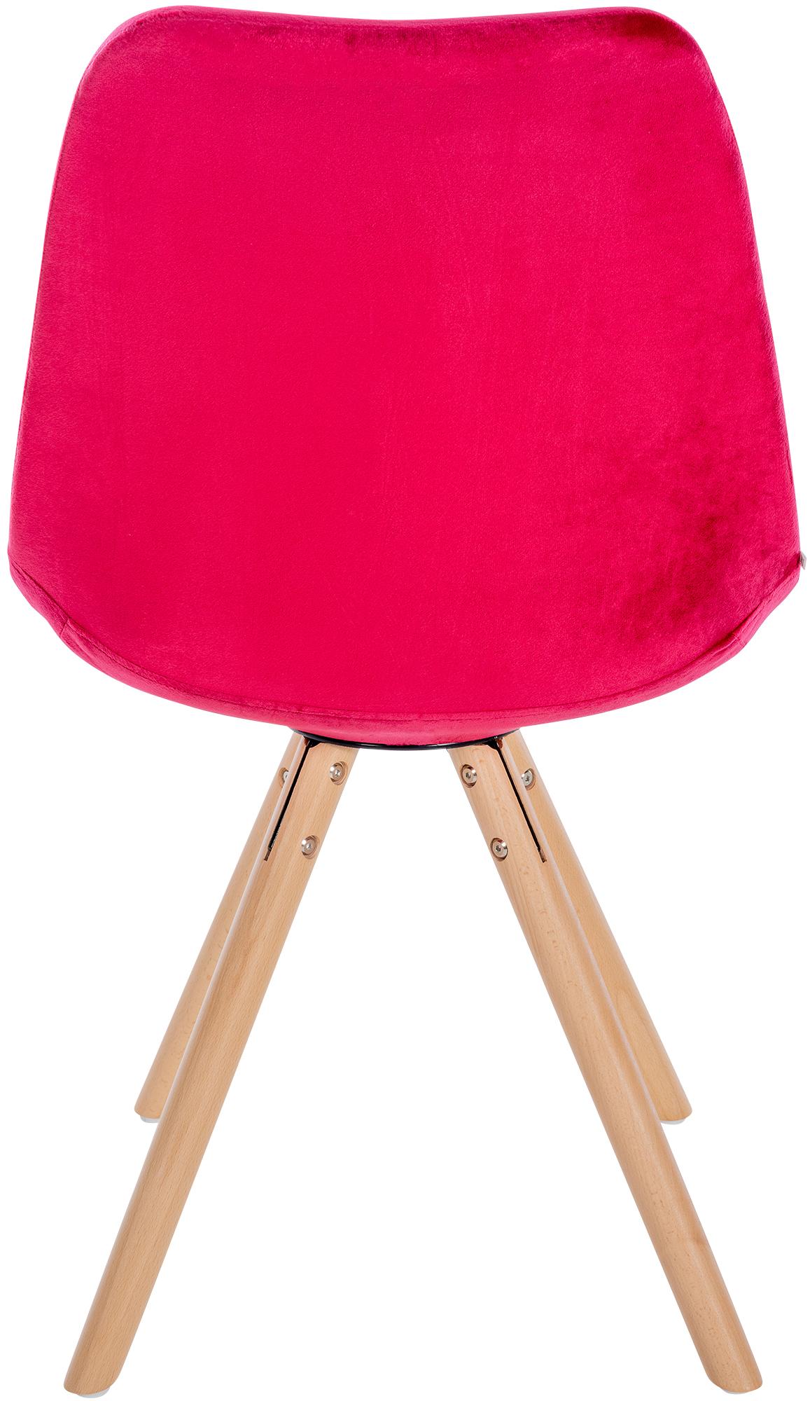 Pack de 4 sillas de salón Sofia en terciopelo