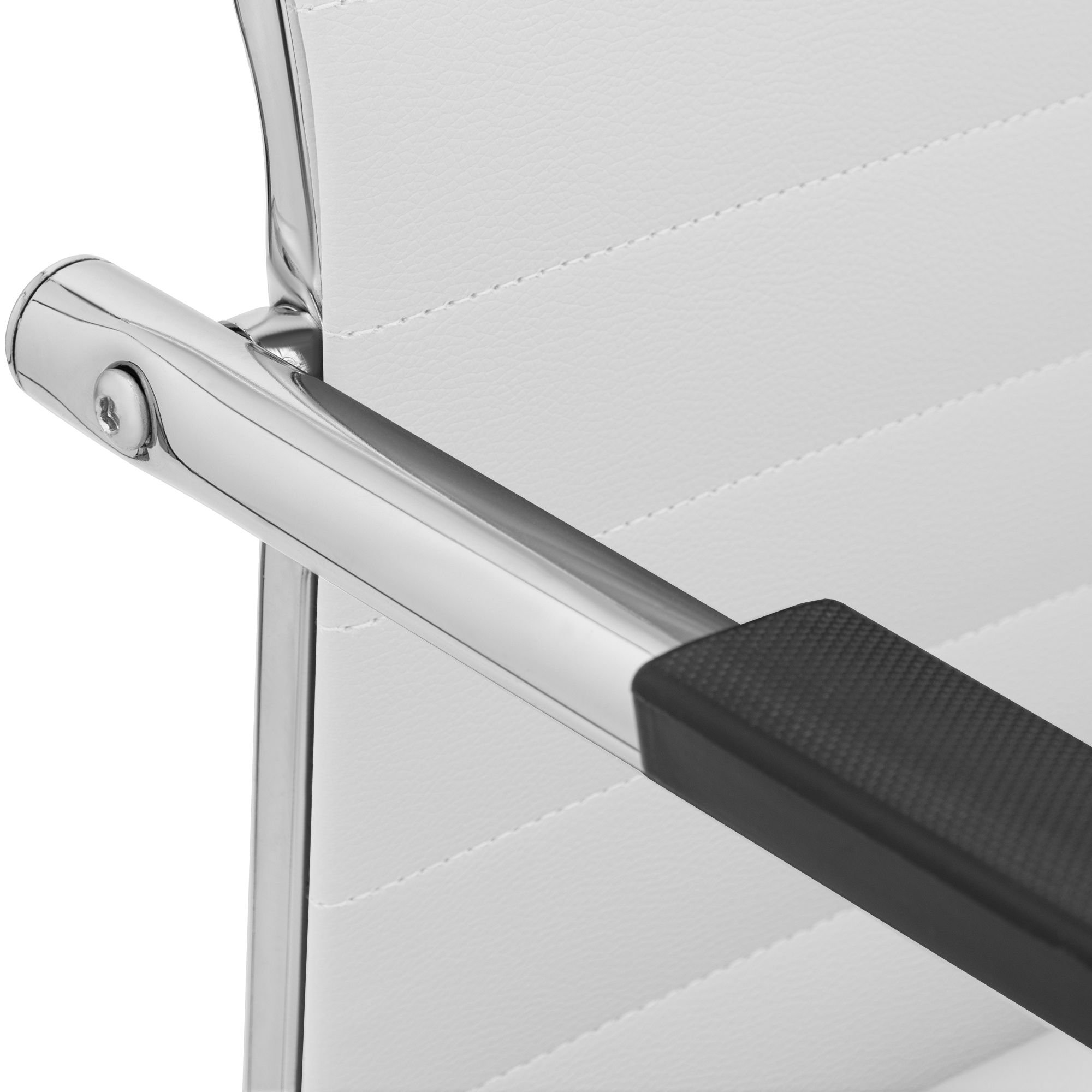 Silla cantilever Hakon en imitación de cuero elegante y cómoda para tu comedor o oficina