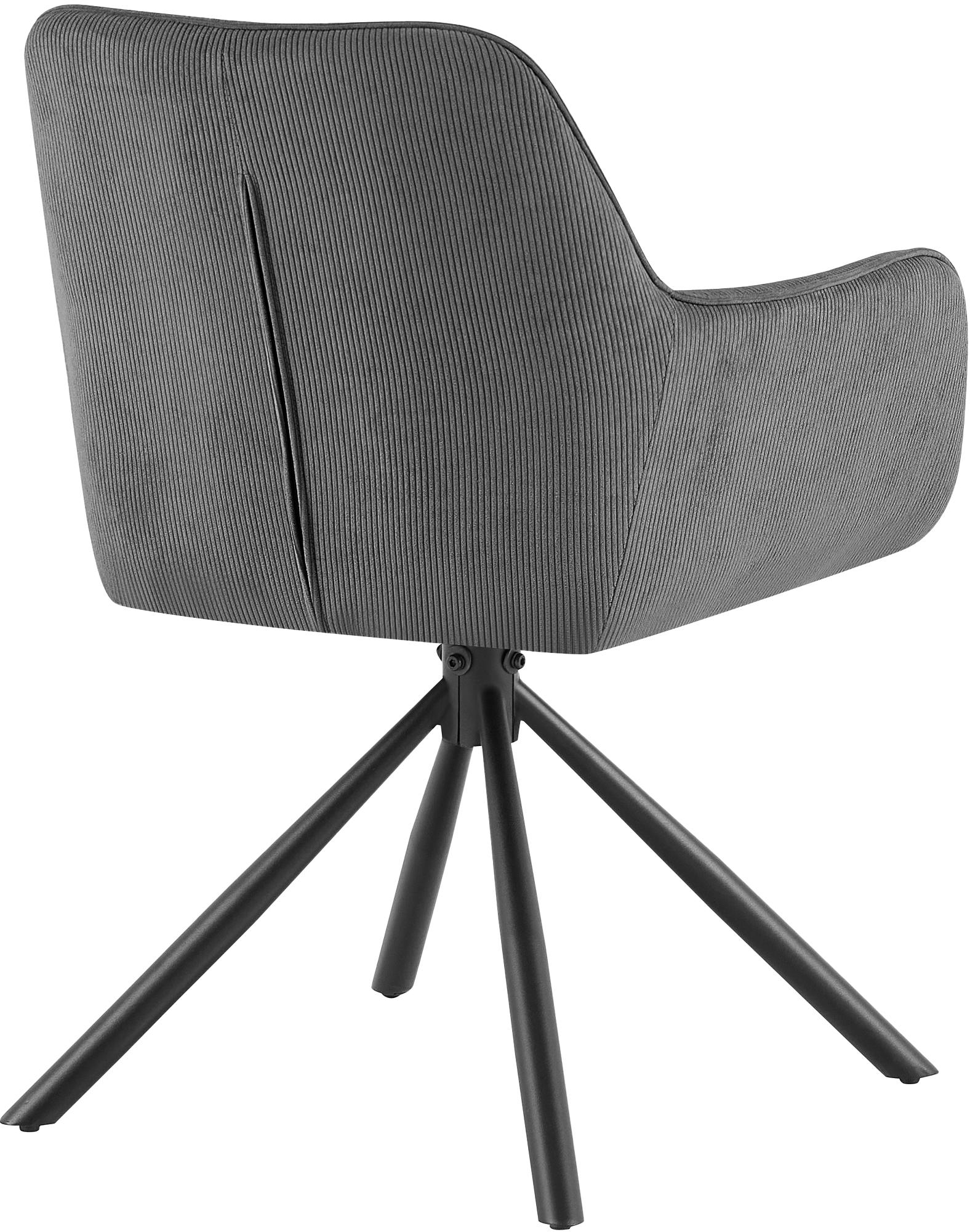 Silla de comedor Tipton de pana