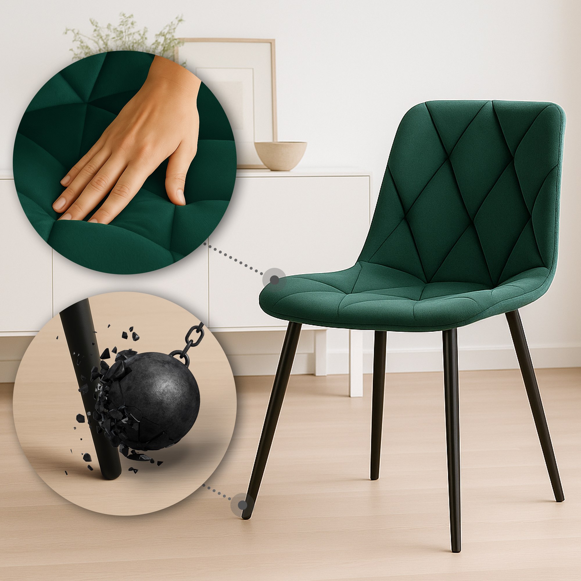 Silla de comedor Clairton