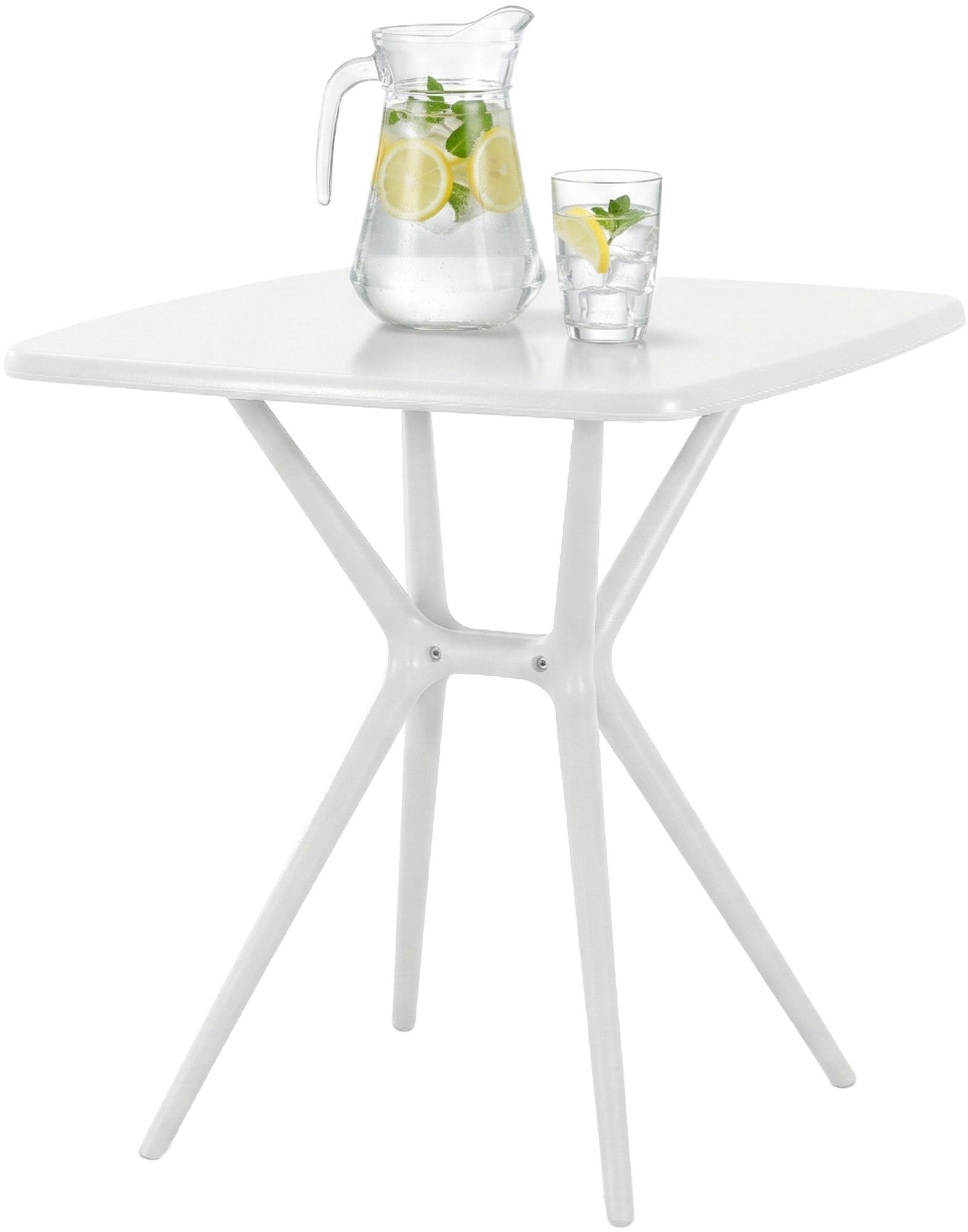 Mesa de jardin Becky cuadrada 72 x 72 cm