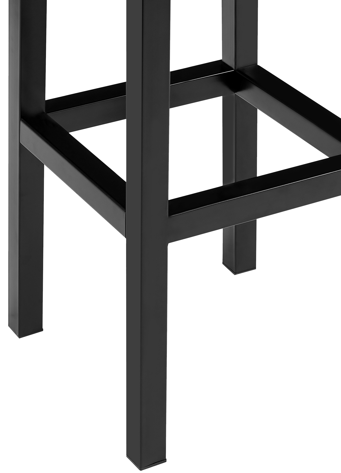 Taburete de bar Taylor Altura del asiento 83 cm Estructura de metal negro