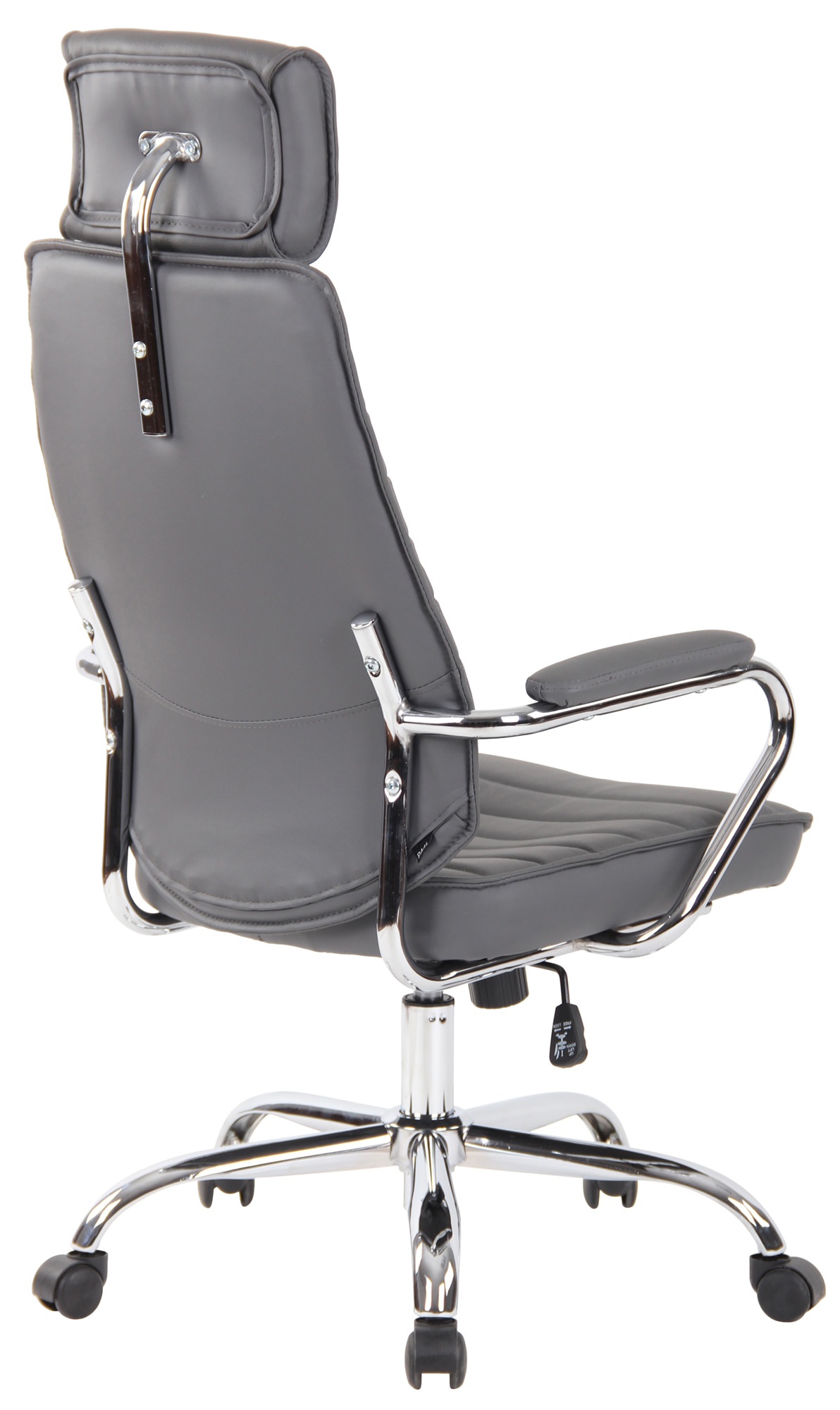 Silla de oficina Rako de cuero auténtico