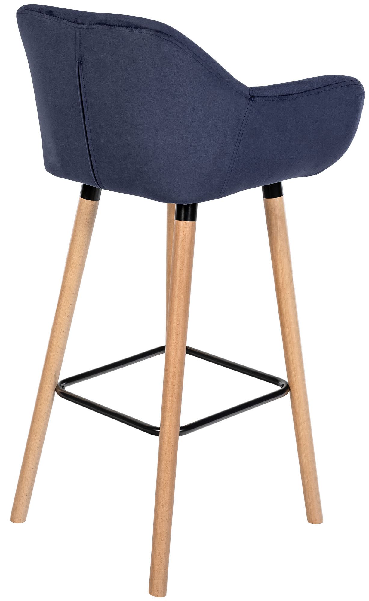 Set de 2 taburetes Grant terciopelo