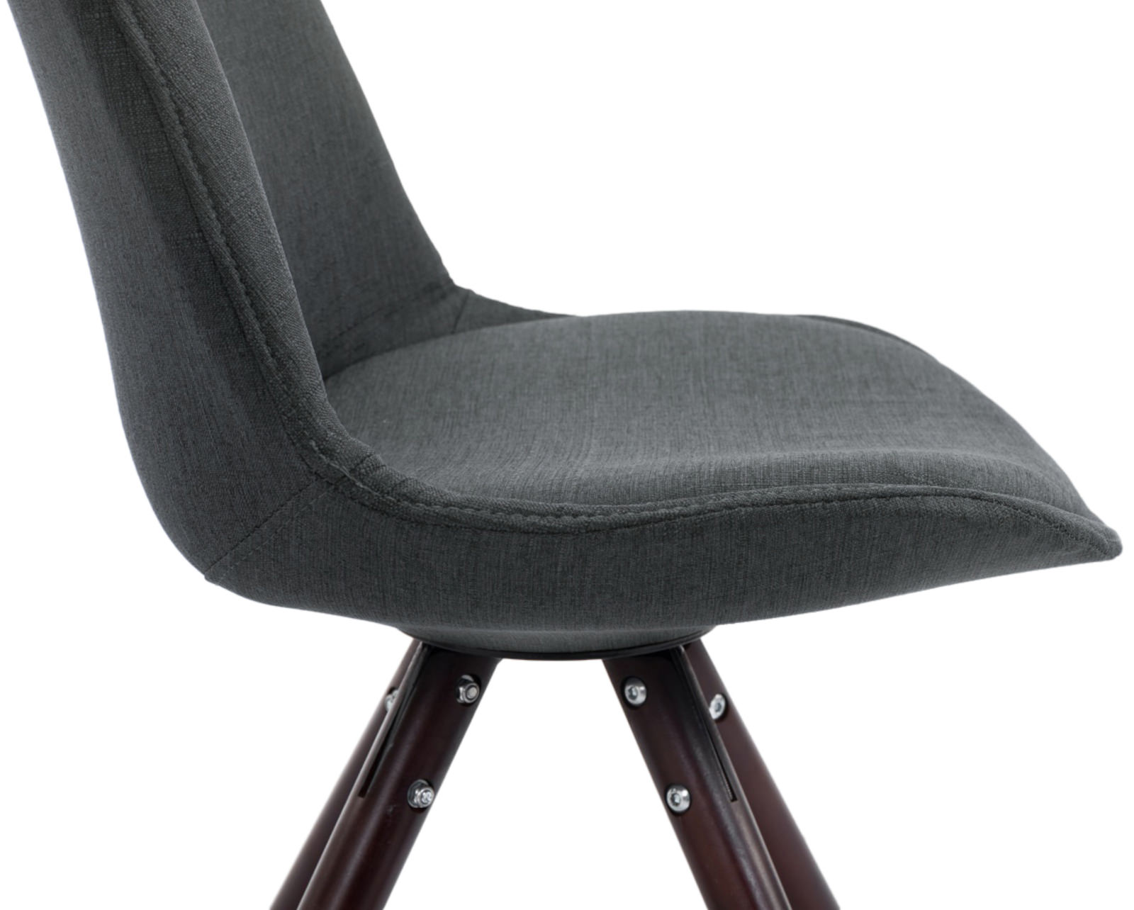 Set de 4 sillas de comedor Toulouse en tela