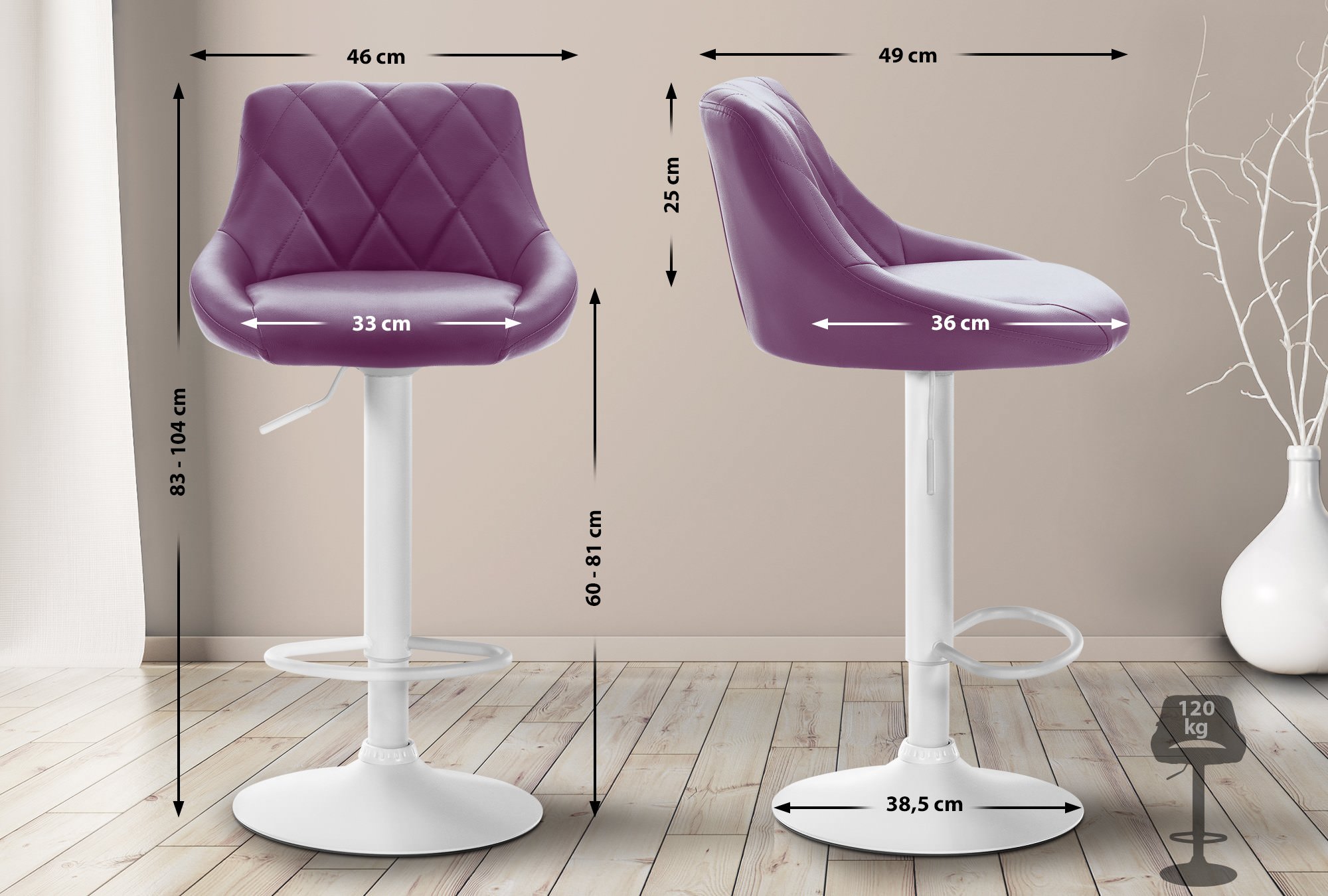 Taburete De Bar Lazio