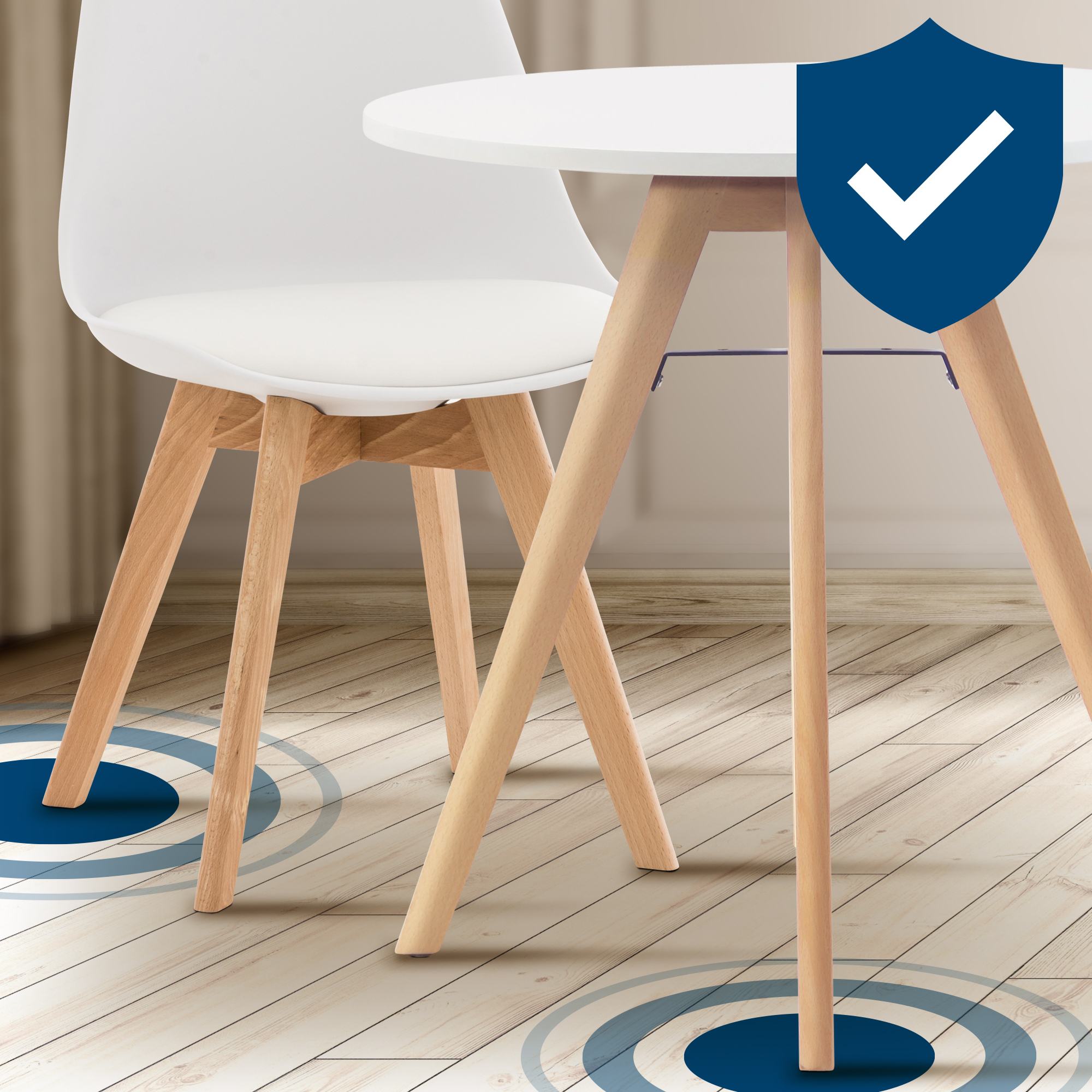Juego de comedor Livik Ø 75 cm