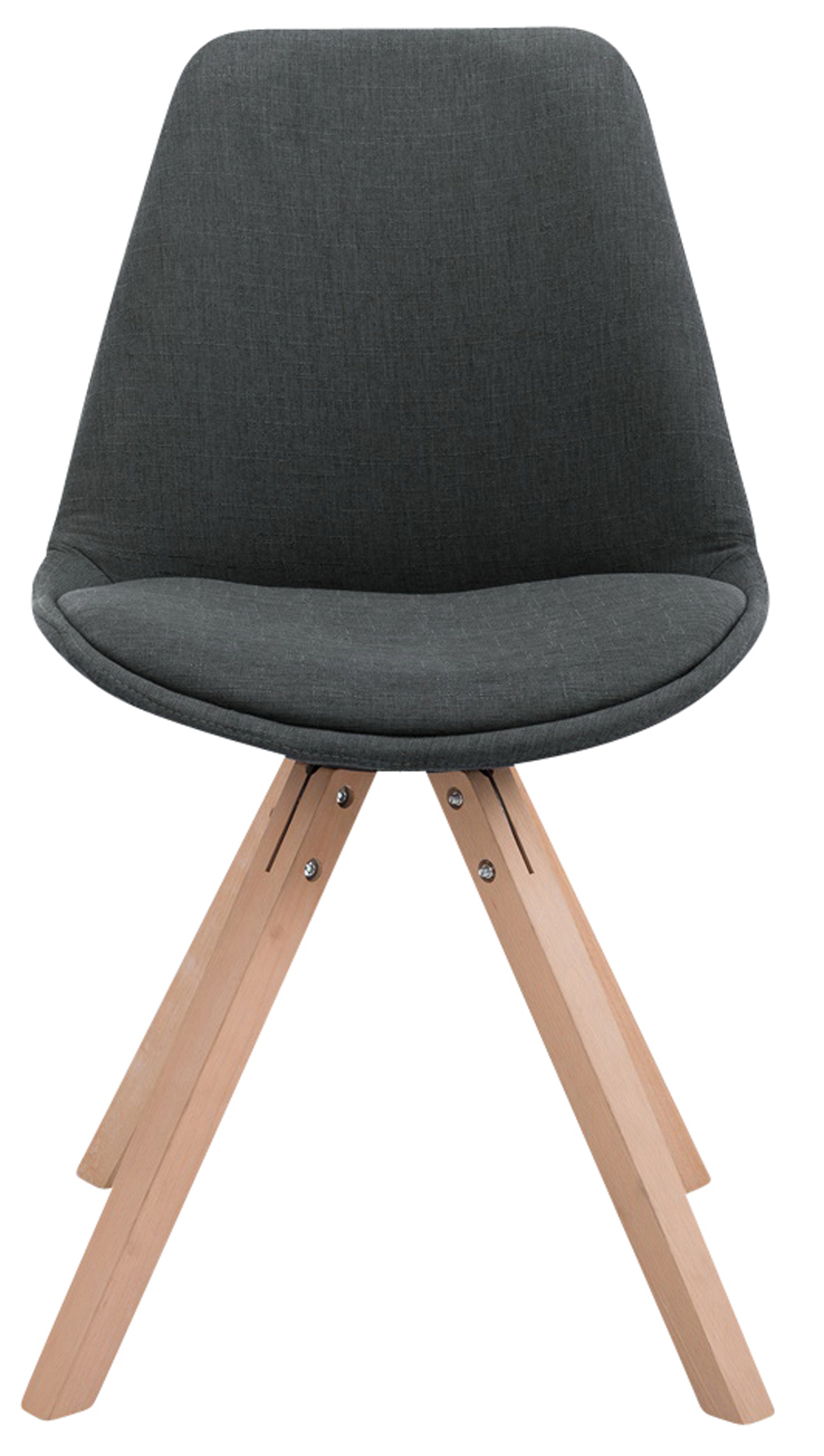 Pack de 4 sillas de comedor Toulouse Square en tela